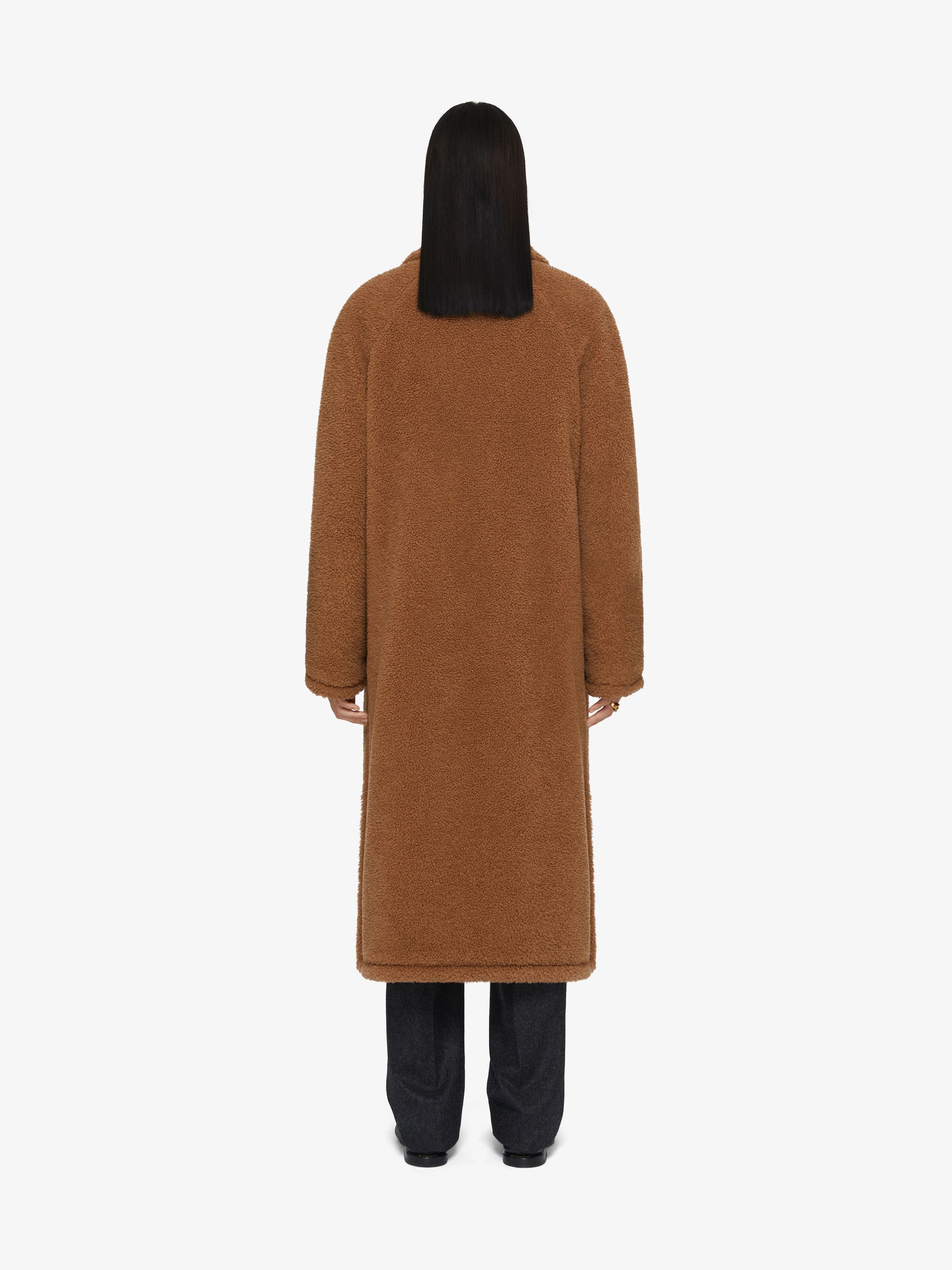 Givenchy o1w1db10925 Long Teddy Coat in Brown Size US S / EU 44-46 / 1 - 4 Thumbnail