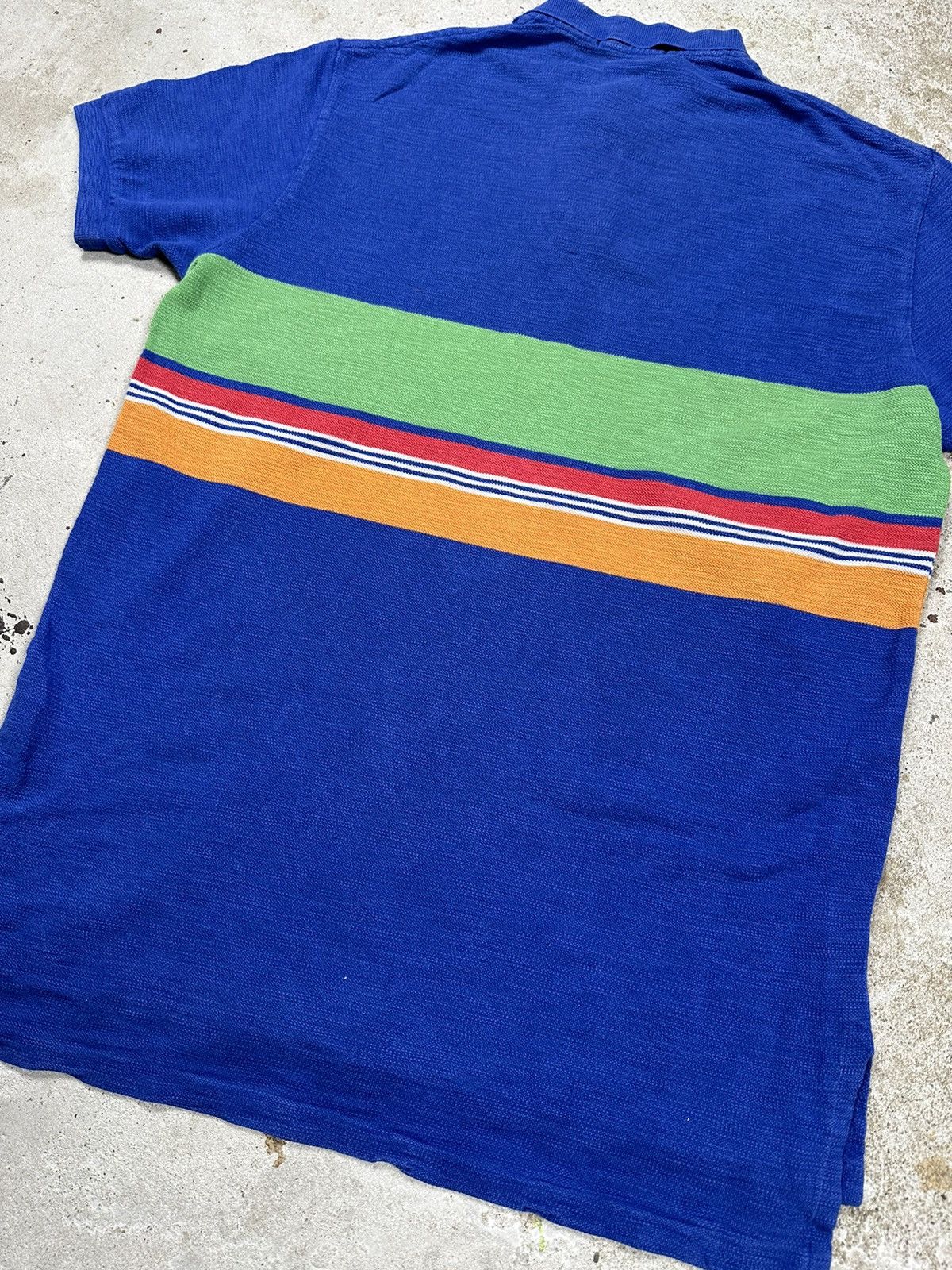 Polo Ralph Lauren Vintage y2k Polo Ralph Lauren Striped Polo Tee T Shirt Size US M / EU 48-50 / 2 - 8 Thumbnail