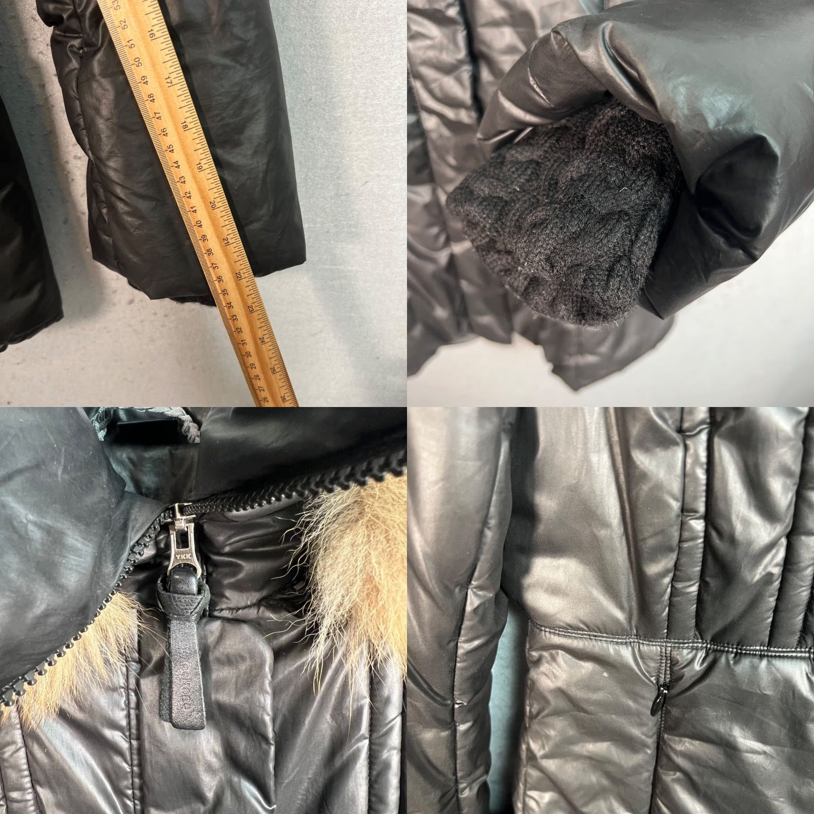 Mackage Mackage Jacket XS Black Down Hooded Faux Fur Trim Womens Size XS / US 0-2 / IT 36-38 - 8 Thumbnail