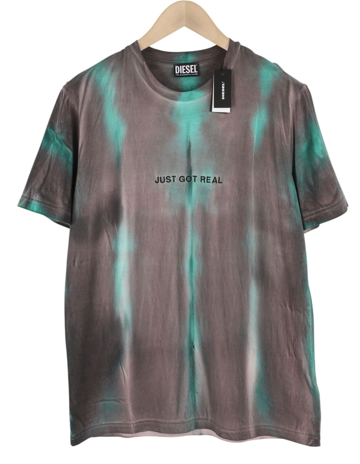 Diesel T-JUST-B52 S Acid Wash Crew Stretch T-Shirt 84108 Size US S / EU 44-46 / 1 - 1 Thumbnail
