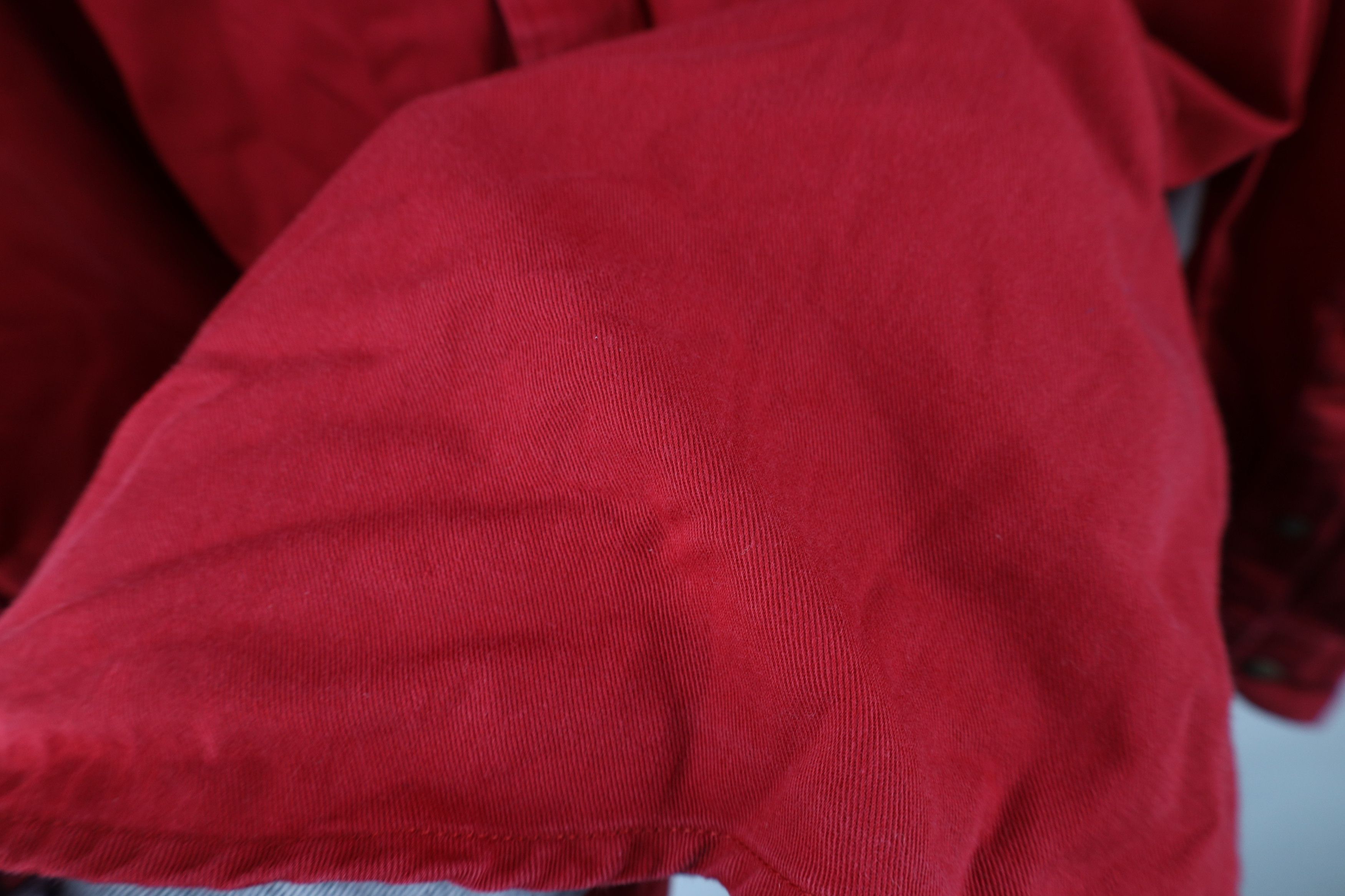 Eddie Bauer Vintage 90s Eddie Bauer Heavyweight Button Down Shirt Red Size US XL / EU 56 / 4 - 8 Thumbnail