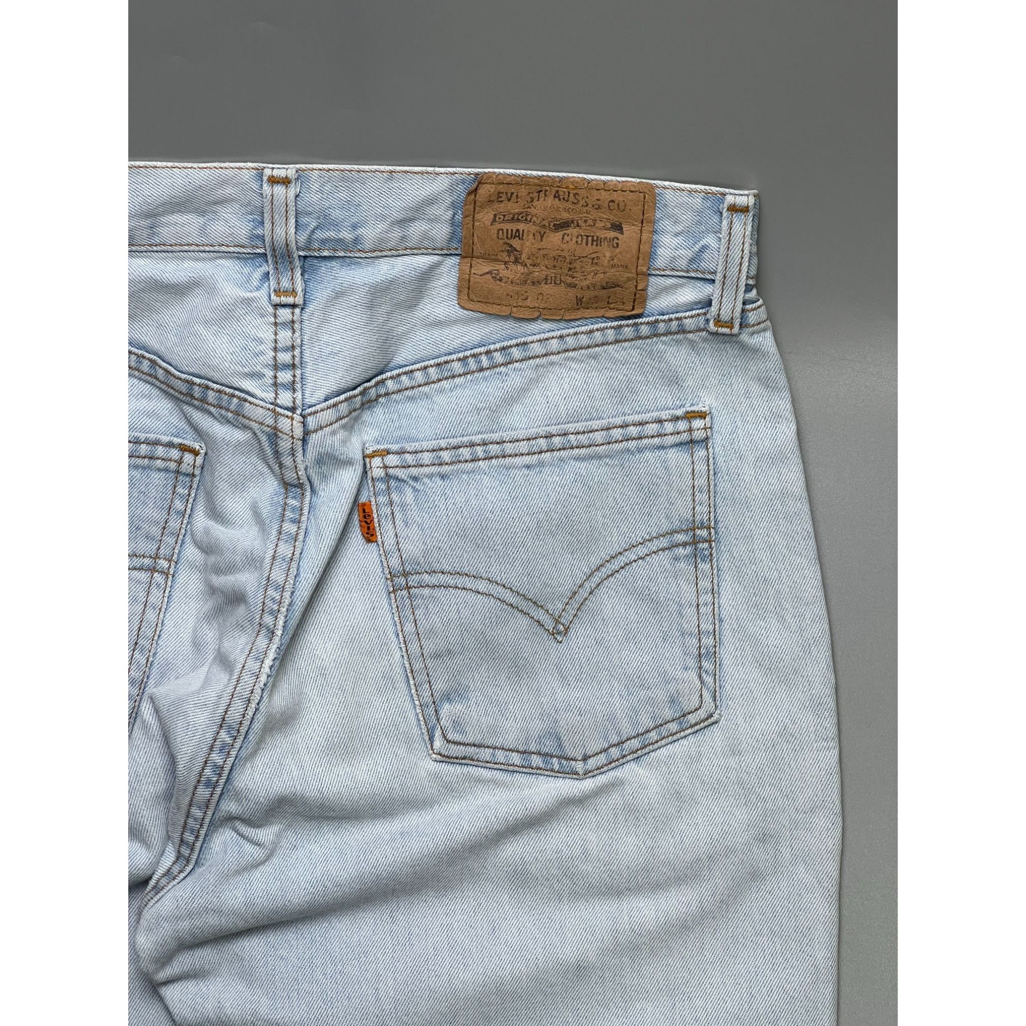 Levi's Levi’s 615 Orange Tab Light Wash Denim Jeans Pants (Y1051) Size US 32 / EU 48 - 13 Thumbnail