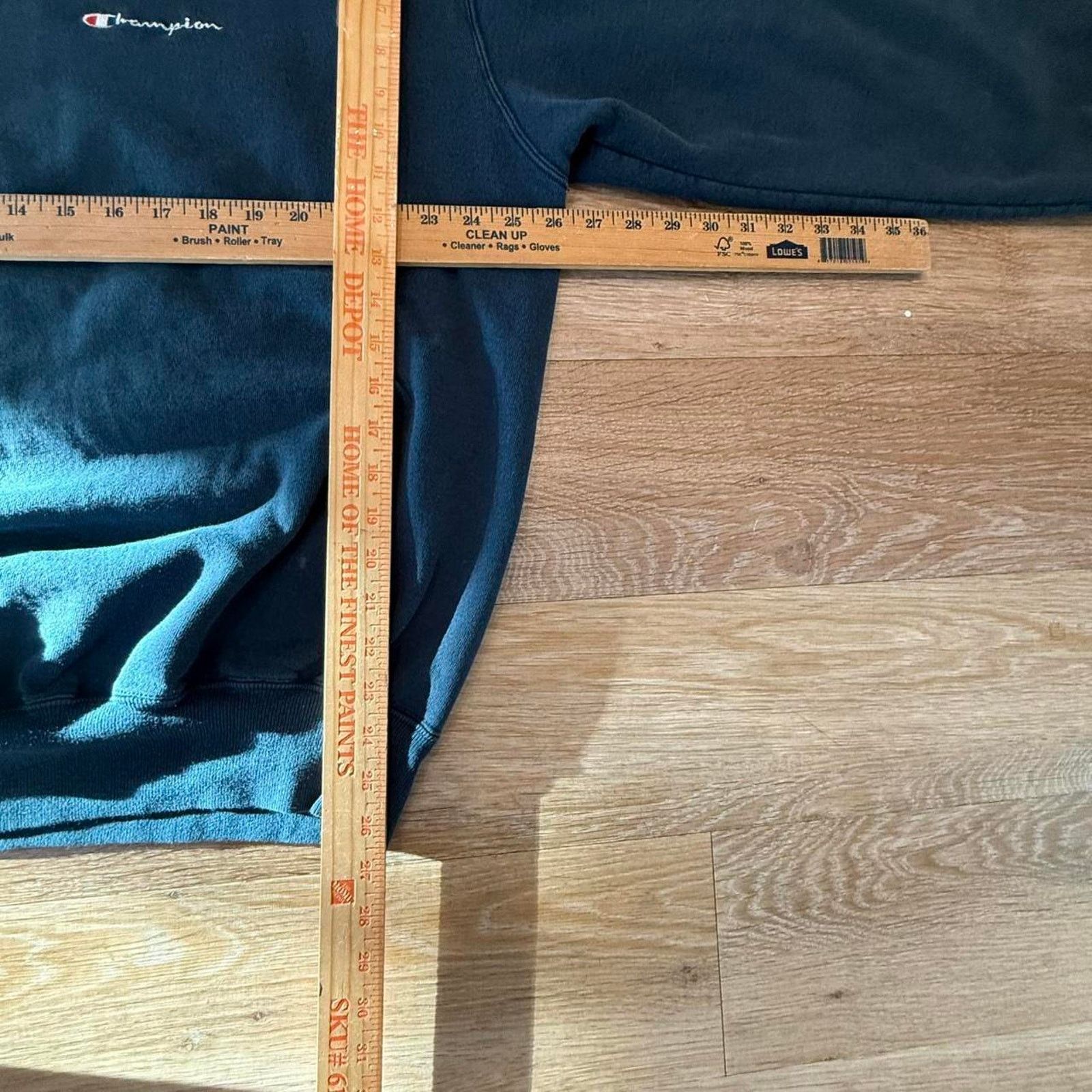 Champion Vintage 90s champion baggy navy crewneck sweatshirt Size US XXL / EU 58 / 5 - 4 Thumbnail