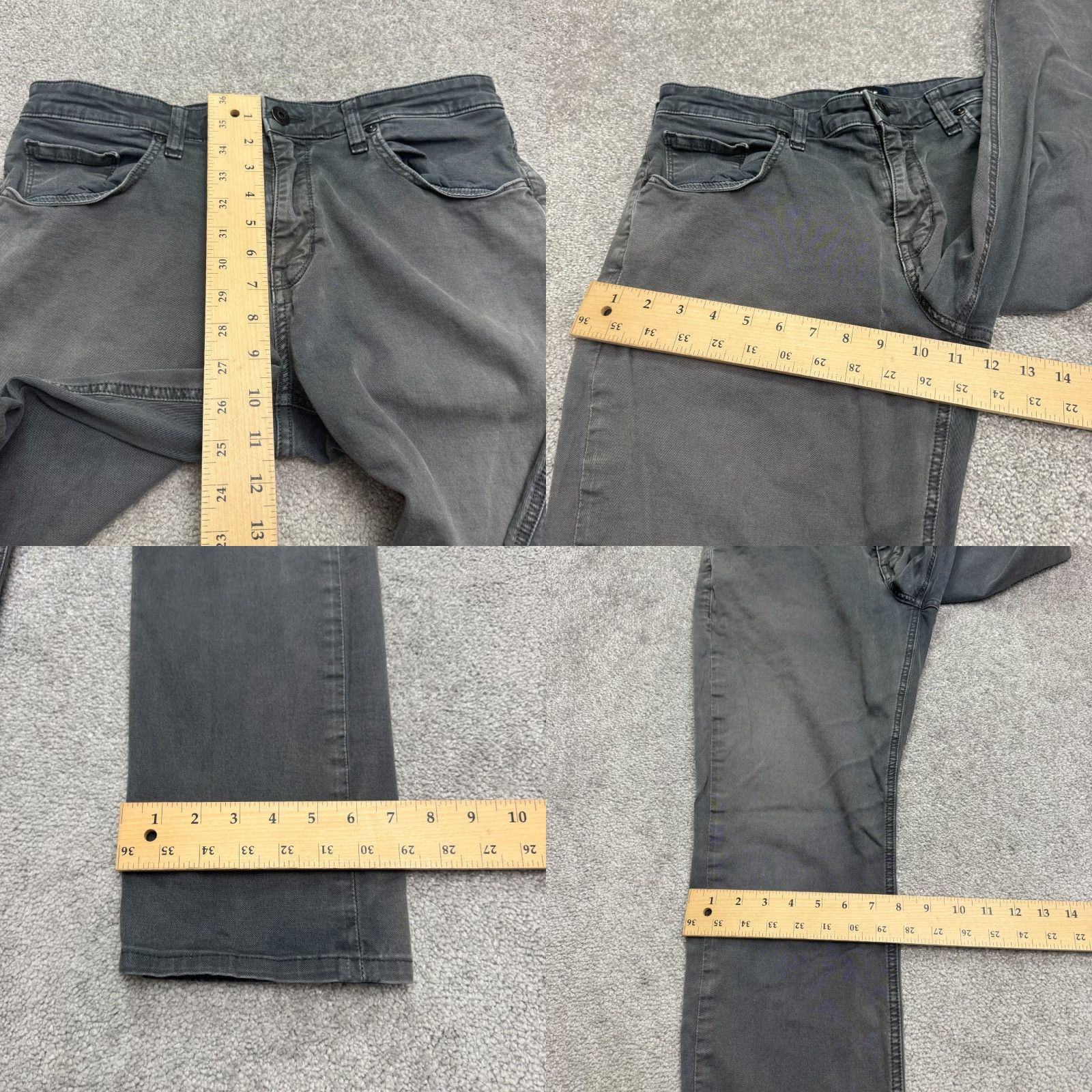 Paige Paige Slim Denim Jeans Men 33x30 Streetwear Vintage City 32x30 Gray Jeans Womens Mens Size 24" / US 00 / IT 34 - 10 Thumbnail
