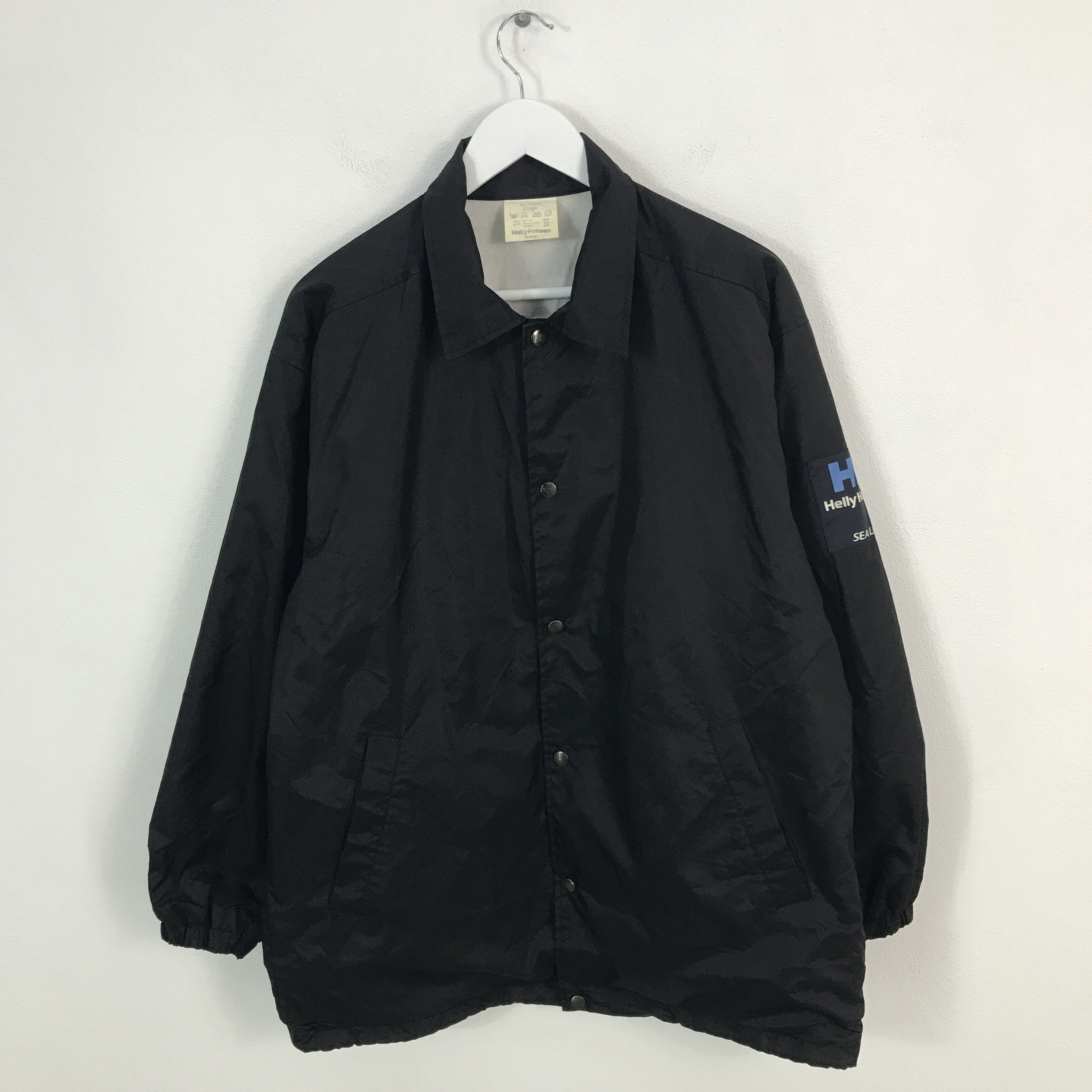 Helly Hansen × Vintage helly hansen windbreaker Snap button jacket Size US L / EU 52-54 / 3 - 1 Thumbnail