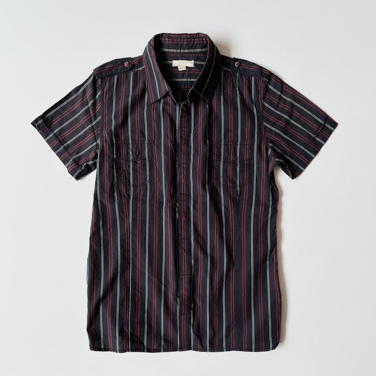 Diesel Vintage Diesel Stripes Botton Ups Shirt Size US L / EU 52-54 / 3 - 1 Thumbnail