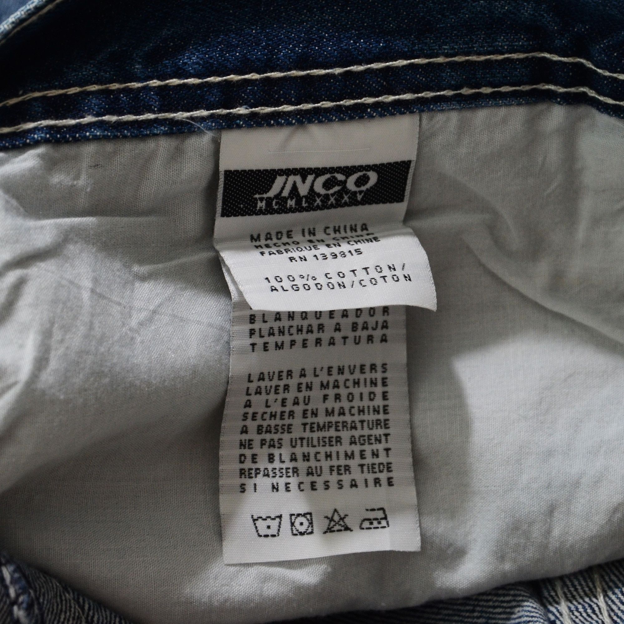 JNCO JNCO Jorts Baggy Streetwear 90s/Y2K Unused Vintage Size US 34 / EU 50 - 9 Thumbnail