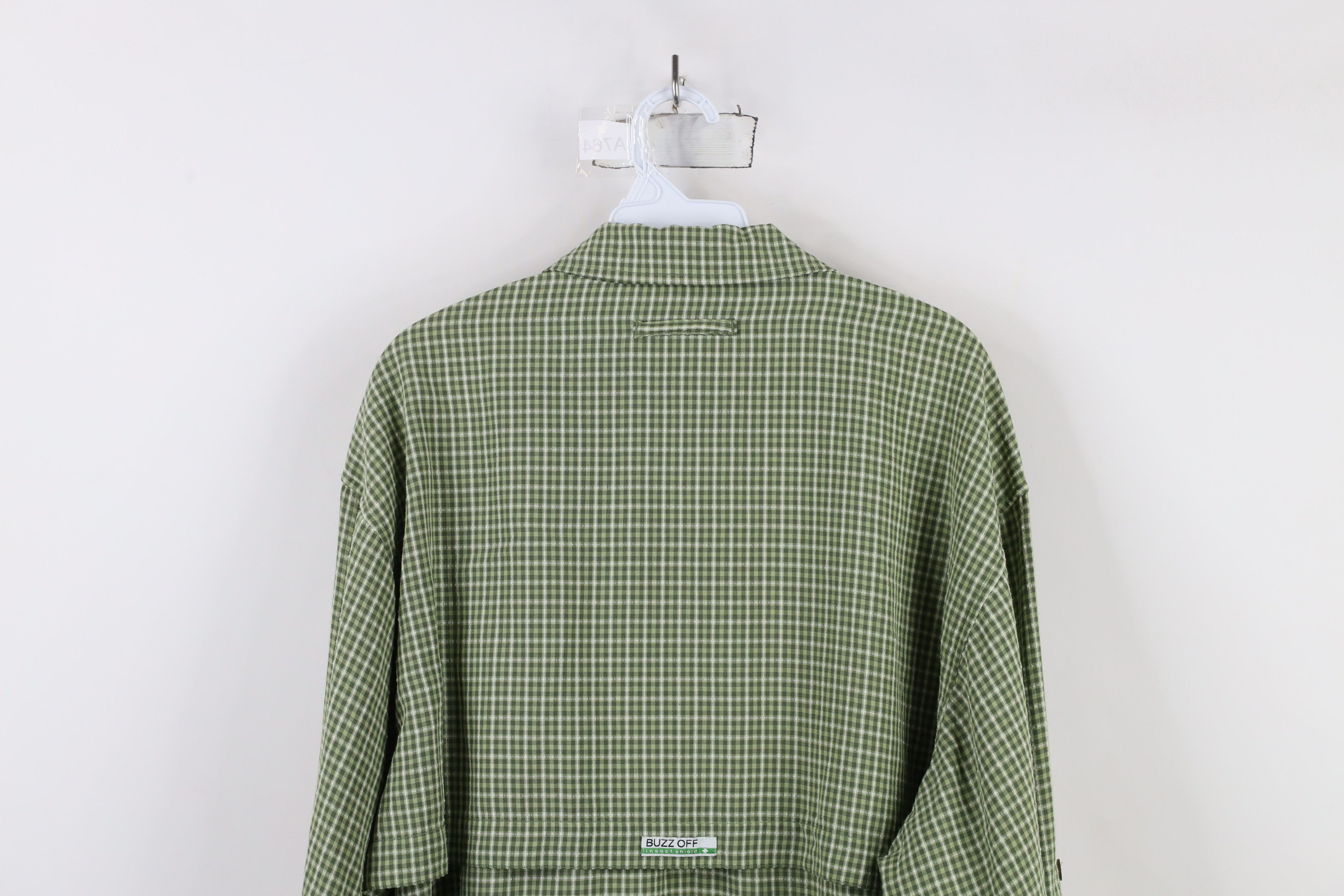 ExOfficio × Vintage Deadstock Vintage ExOfficio Buzz Off Shield Button Shirt Size US XXL / EU 58 / 5 - 13 Thumbnail