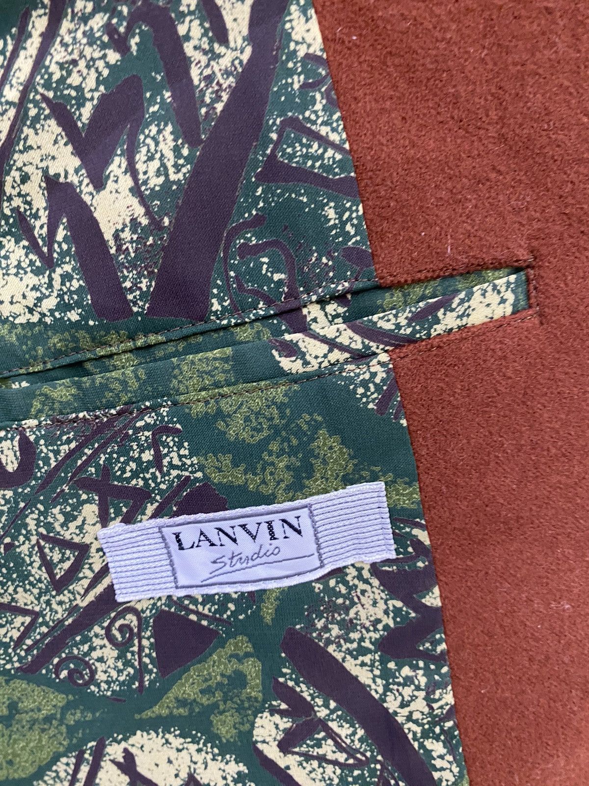 Lanvin Lanvin Wool Coat Jacket Size US L / EU 52-54 / 3 - 9 Thumbnail