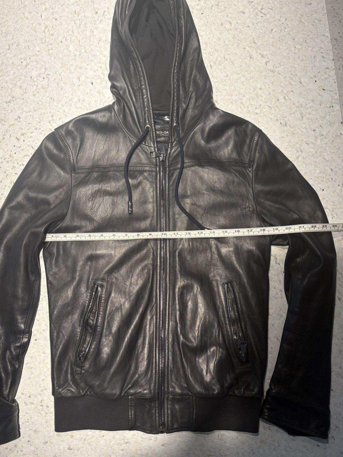 Dolce & Gabbana ARCHIVE FW2007 Lambskin Leather Hoodie Jacket (J Belletti) Size US M / EU 48-50 / 2 - 10 Thumbnail
