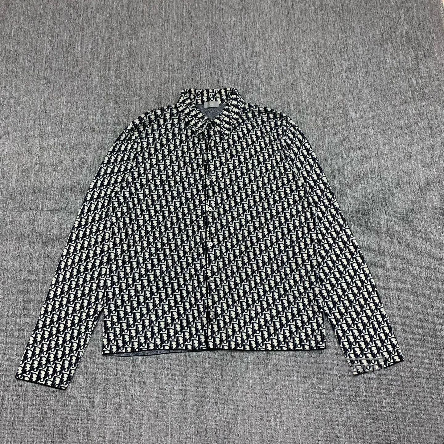 Dior Dior Monogram Knit Shirt Jacket for Women. Size L / US 10 / IT 46 - 1 Thumbnail