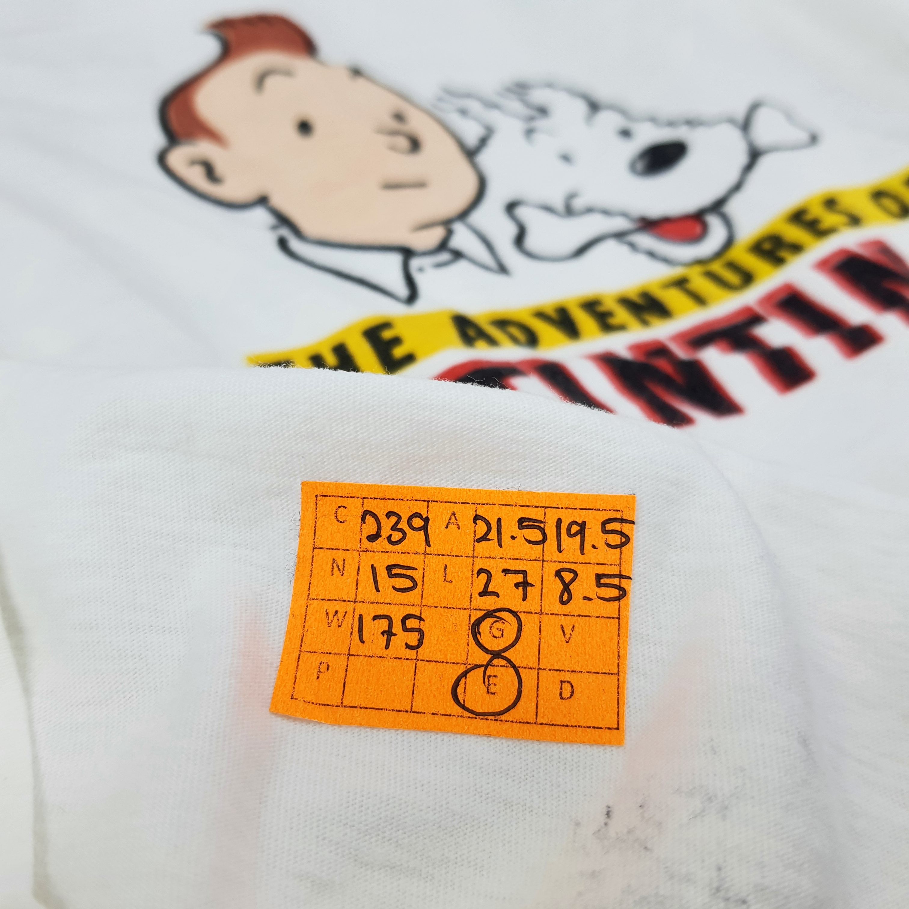 Other Vintage Adventure of Tintin On the Moon Tshirt C239N15 Size US L / EU 52-54 / 3 - 7 Thumbnail