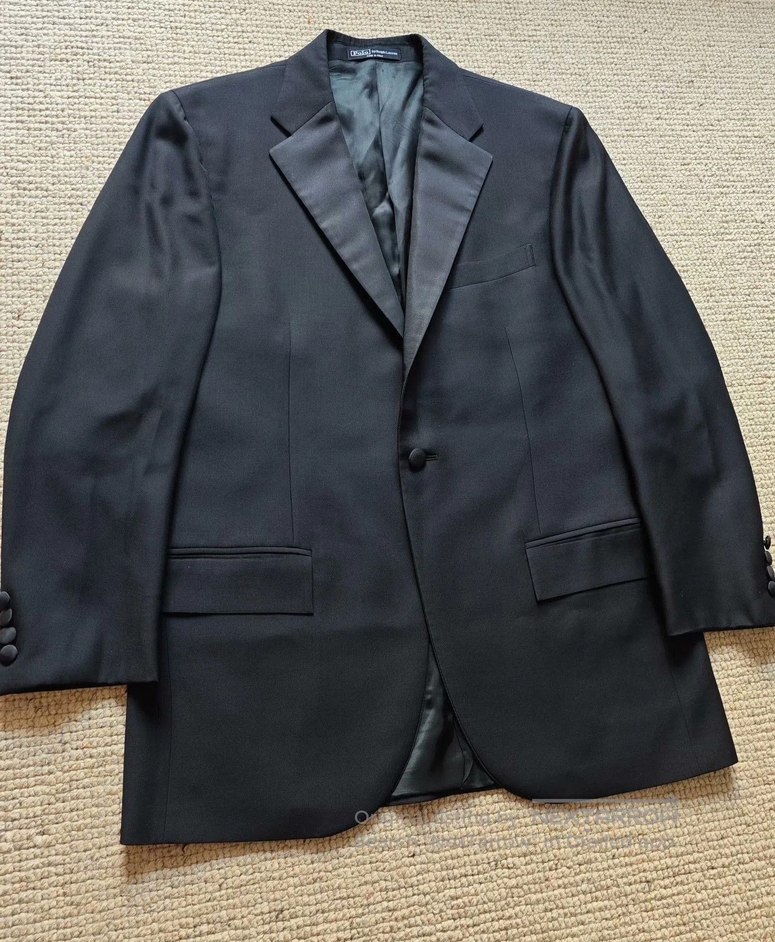 Polo Ralph Lauren Polo Ralph Lauren Wool Smoking Blazer. Size US M / EU 48-50 / 2 - 2 Thumbnail