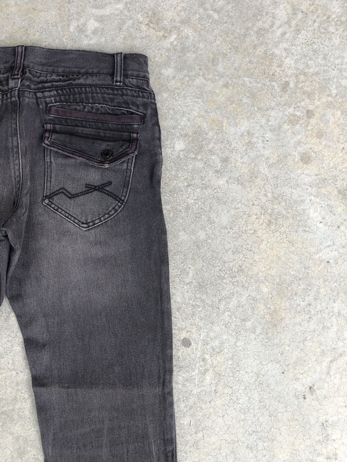 If Six Was Nine Flared Male Bootcut Jeans Distessed Denim Size US 31 - 10 Thumbnail
