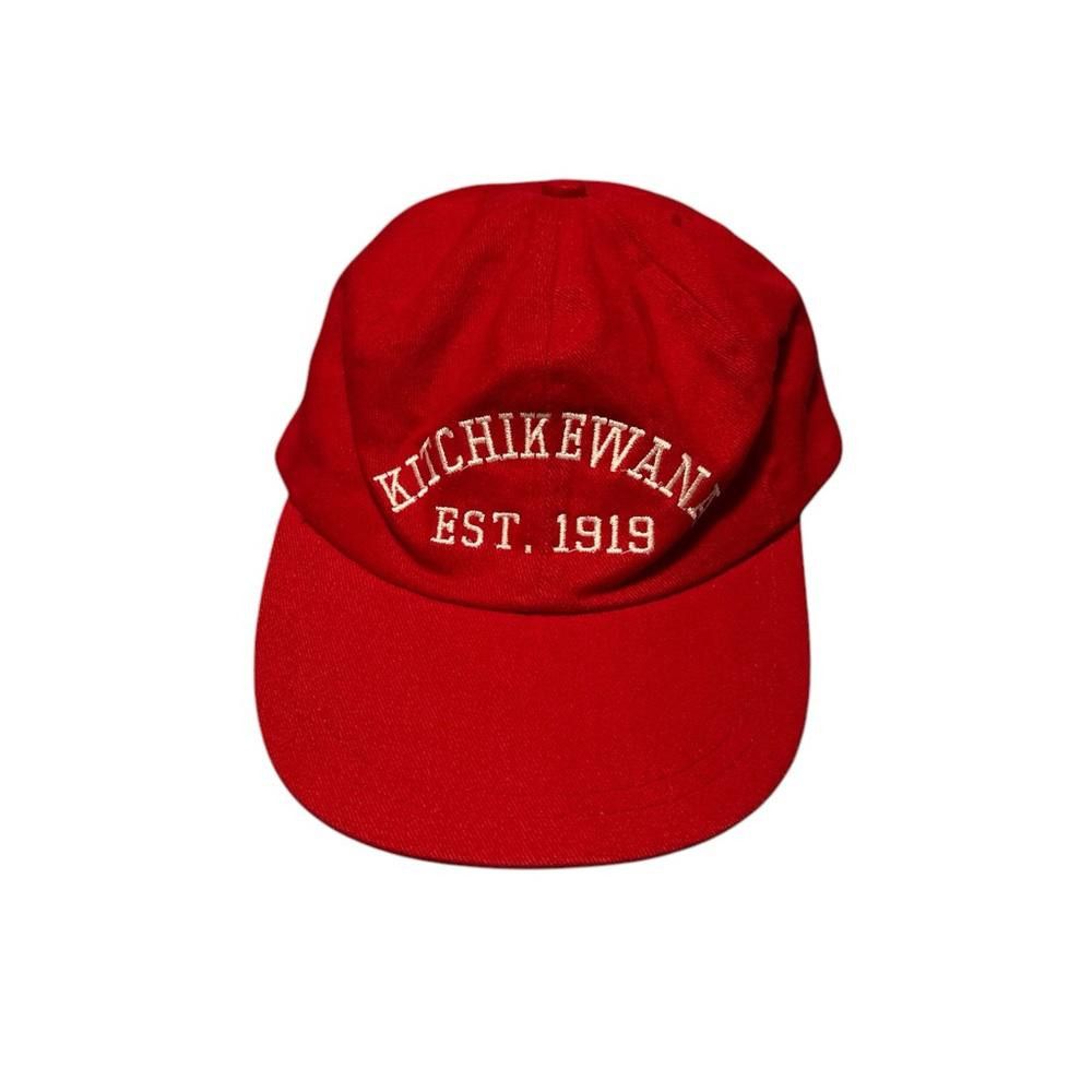 Designer Kitchikewan Red Baseball Cap Size ONE SIZE - 1 Thumbnail