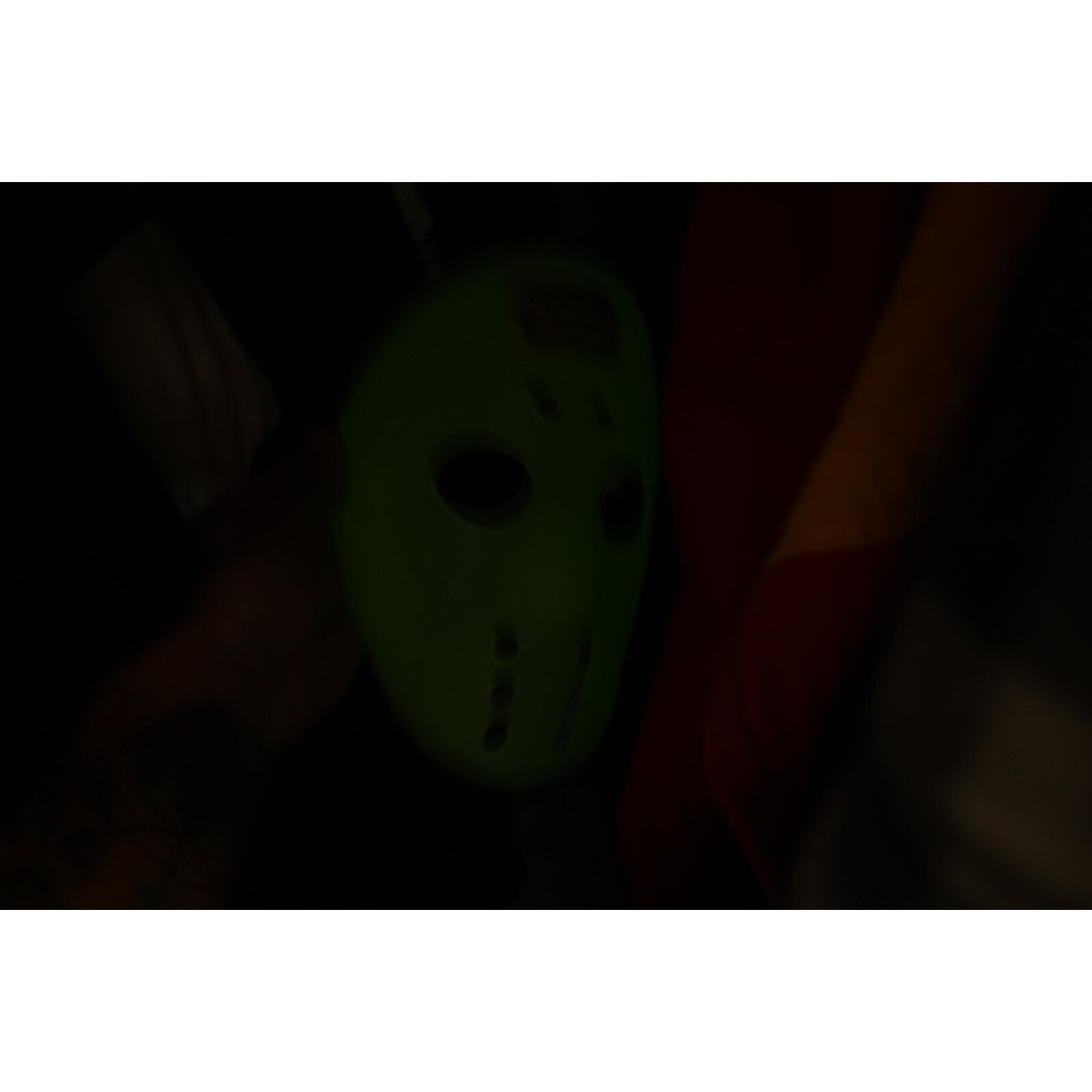 Vintage NOS Vintage 90s Halloween Jason Hockey Mask Glow In Dark Size ONE SIZE - 6 Thumbnail