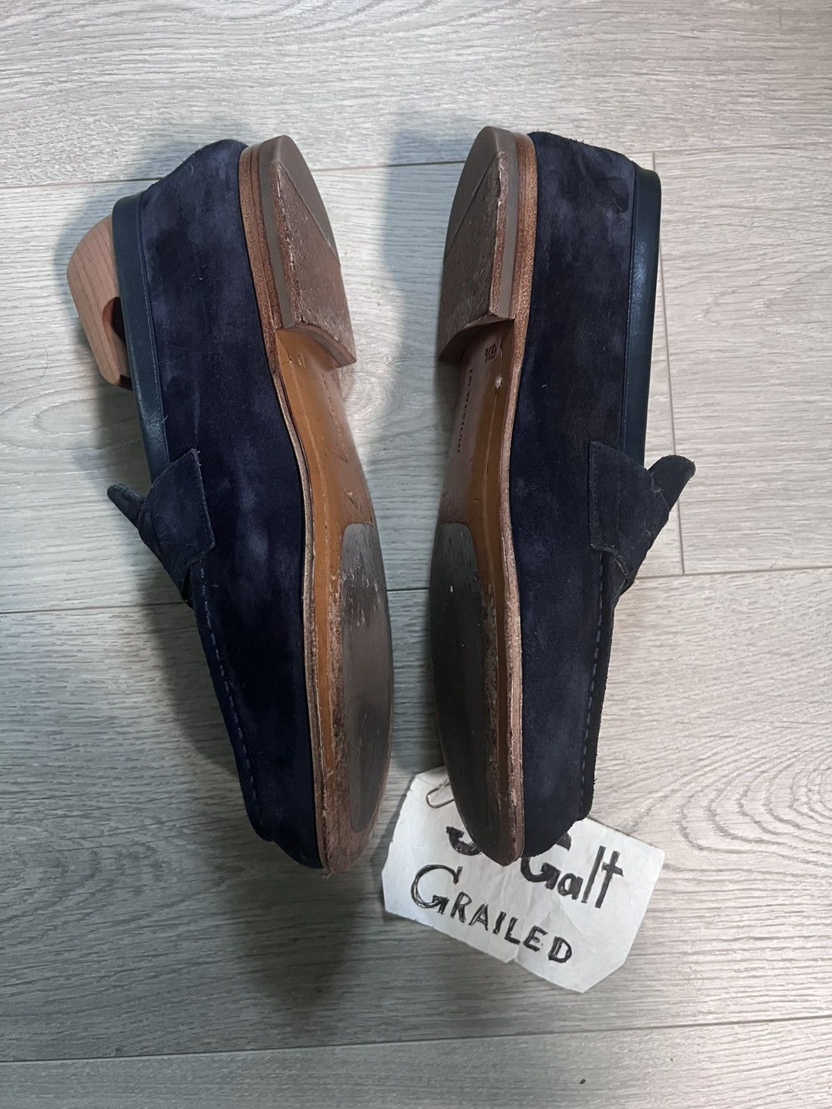 J.M. Weston J.M. Weston Iconic 180 Suede Loafers Size US 7.5 / EU 40-41 - 5 Thumbnail