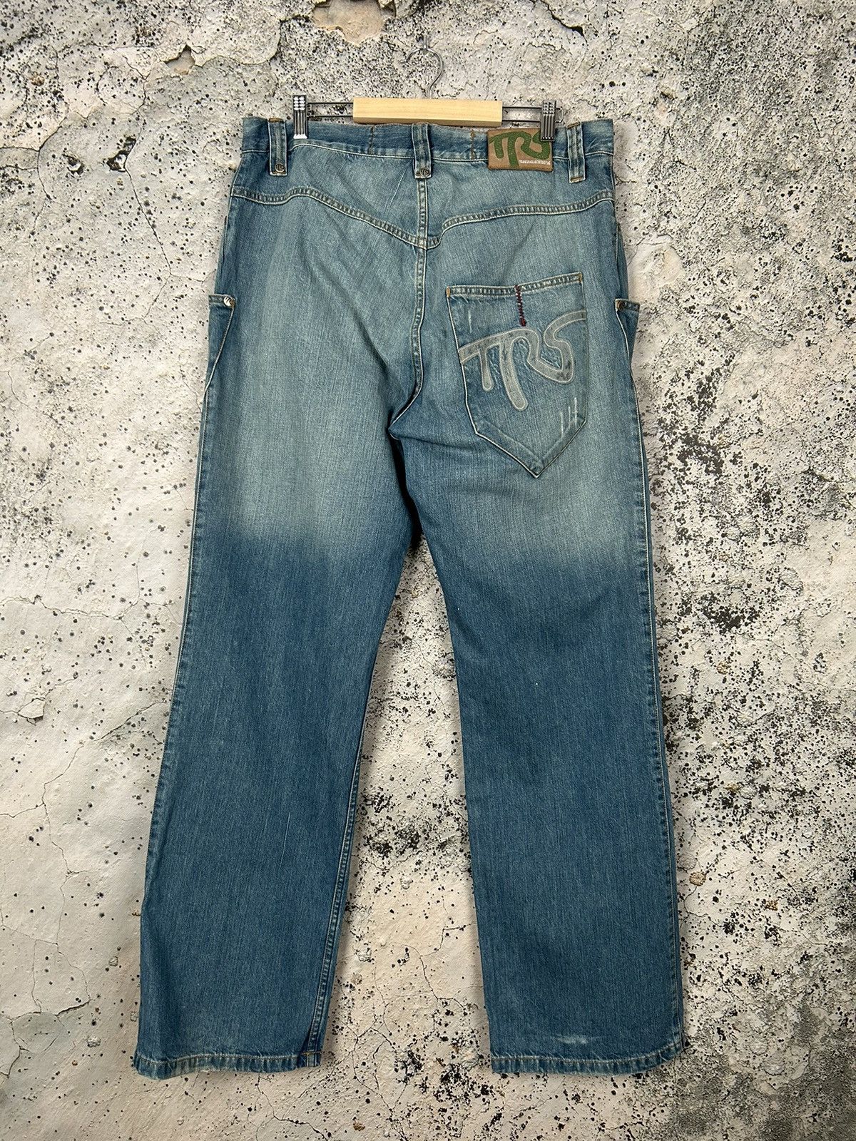 Other Vintage Baggy Rap Jeans Denim Pants 90s Hip Hop Streetwear Size US 36 / EU 52 - 4 Thumbnail
