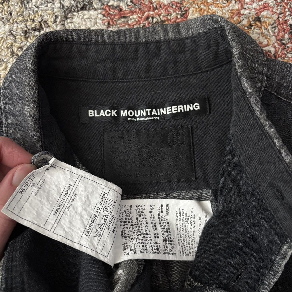 Engineered Garments White Mountaineering chambray patchwork buttonup shirt Size XS / US 0-2 / IT 36-38 - 3 Thumbnail