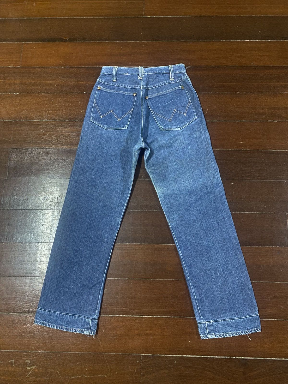 Vintage Vintage 40s 50’s Wrangler distressed rework Denim Pants Size US 28 / EU 44 - 11 Thumbnail