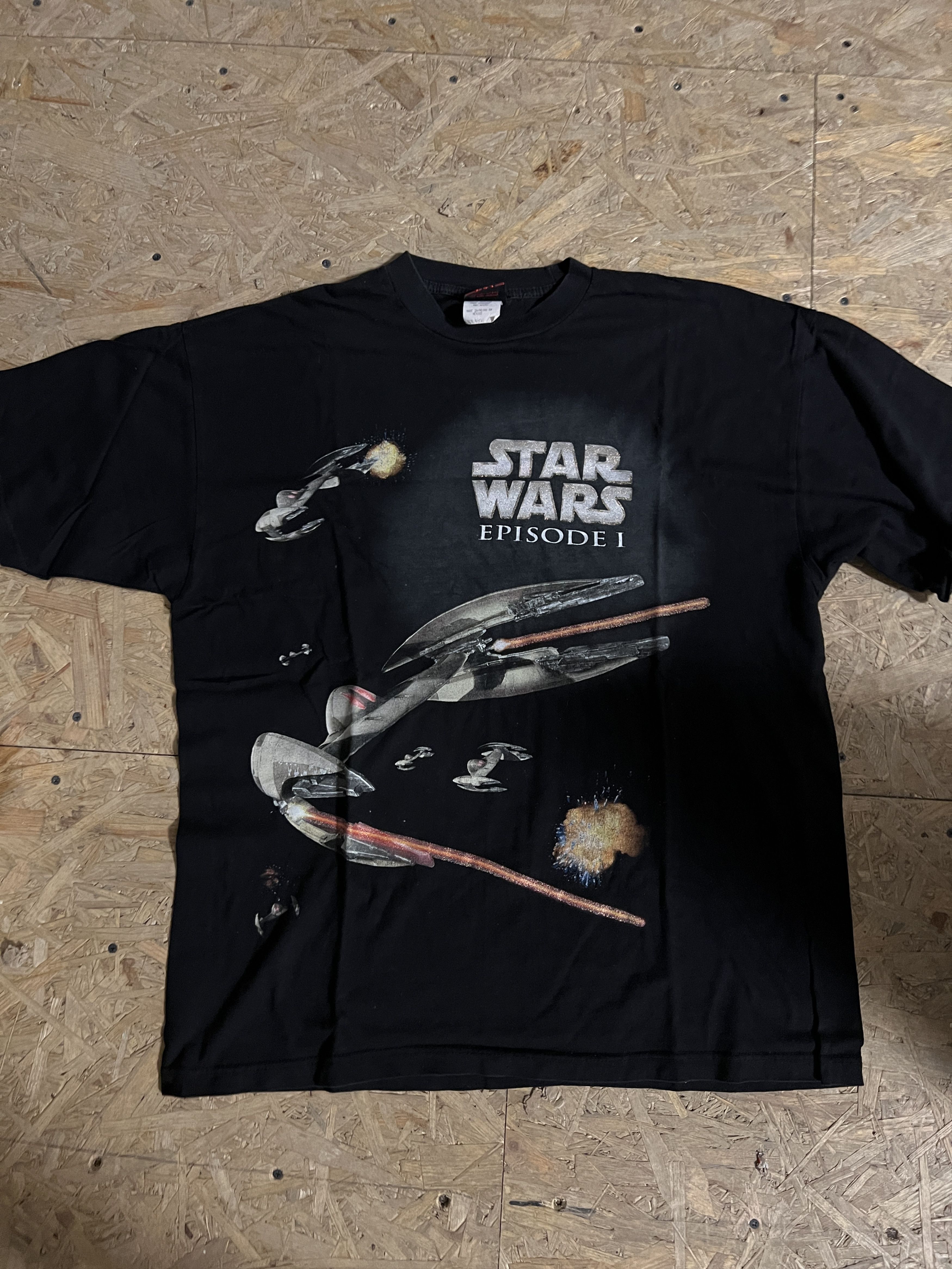 Star Wars 90s vintage Star Wars Episode 1 official promo t-shirt Size US XL / EU 56 / 4 - 2 Thumbnail