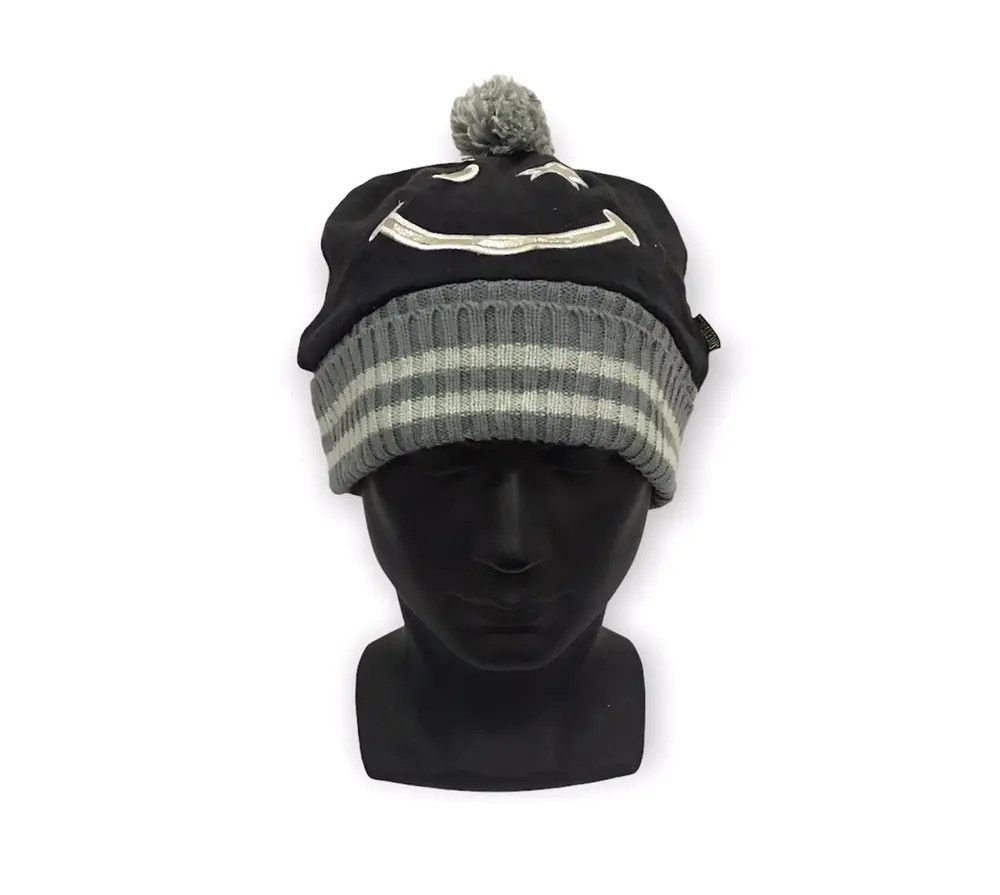 Japanese Brand × Vintage Japanese Brand Big Smiley Beanie Hat Size ONE SIZE - 1 Thumbnail