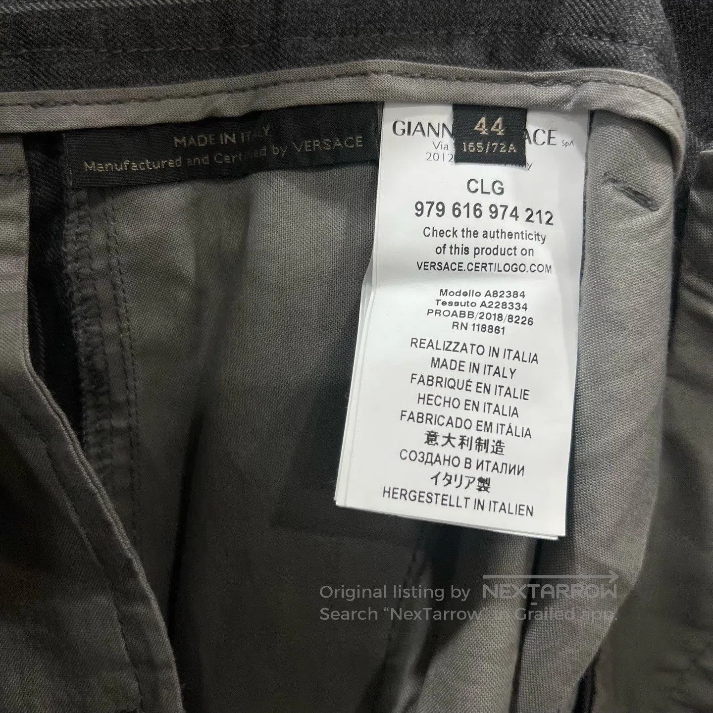Versace Versace Wool Striped Shorts| Size US 28 / EU 44 - 6 Thumbnail