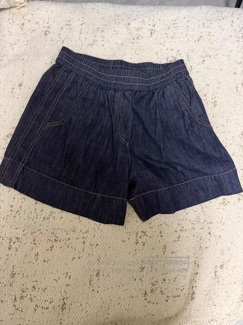 Brunello Cucinelli Brunello Cucinelli Denim Shorts Size 26" / US 2 / IT 38 - 1 Thumbnail