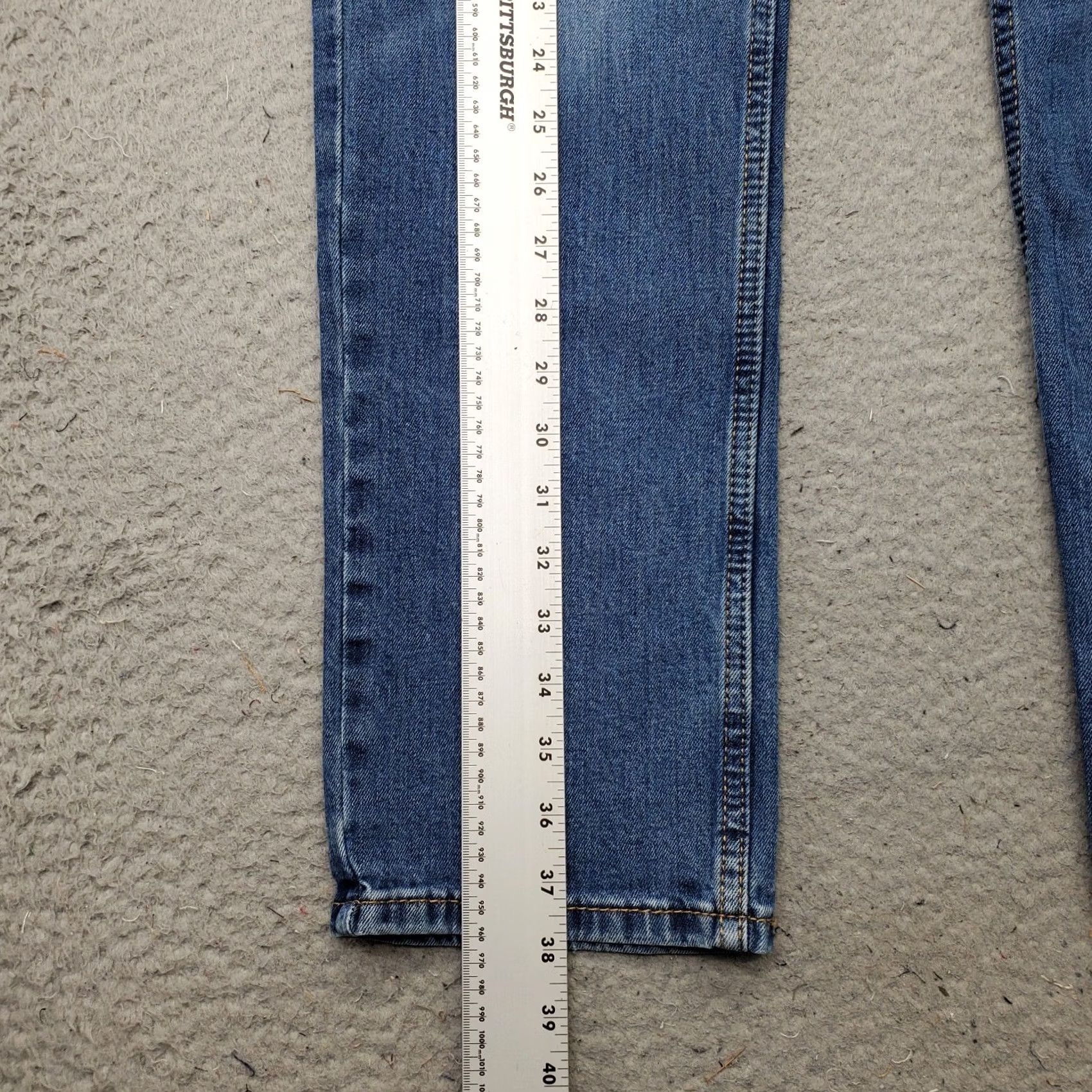 Levi's Levi's 511 Jeans Men 36x29 Blue Denim Double Stitch Red Tab Straight Leg Outdoor Size US 36 / EU 52 - 3 Thumbnail