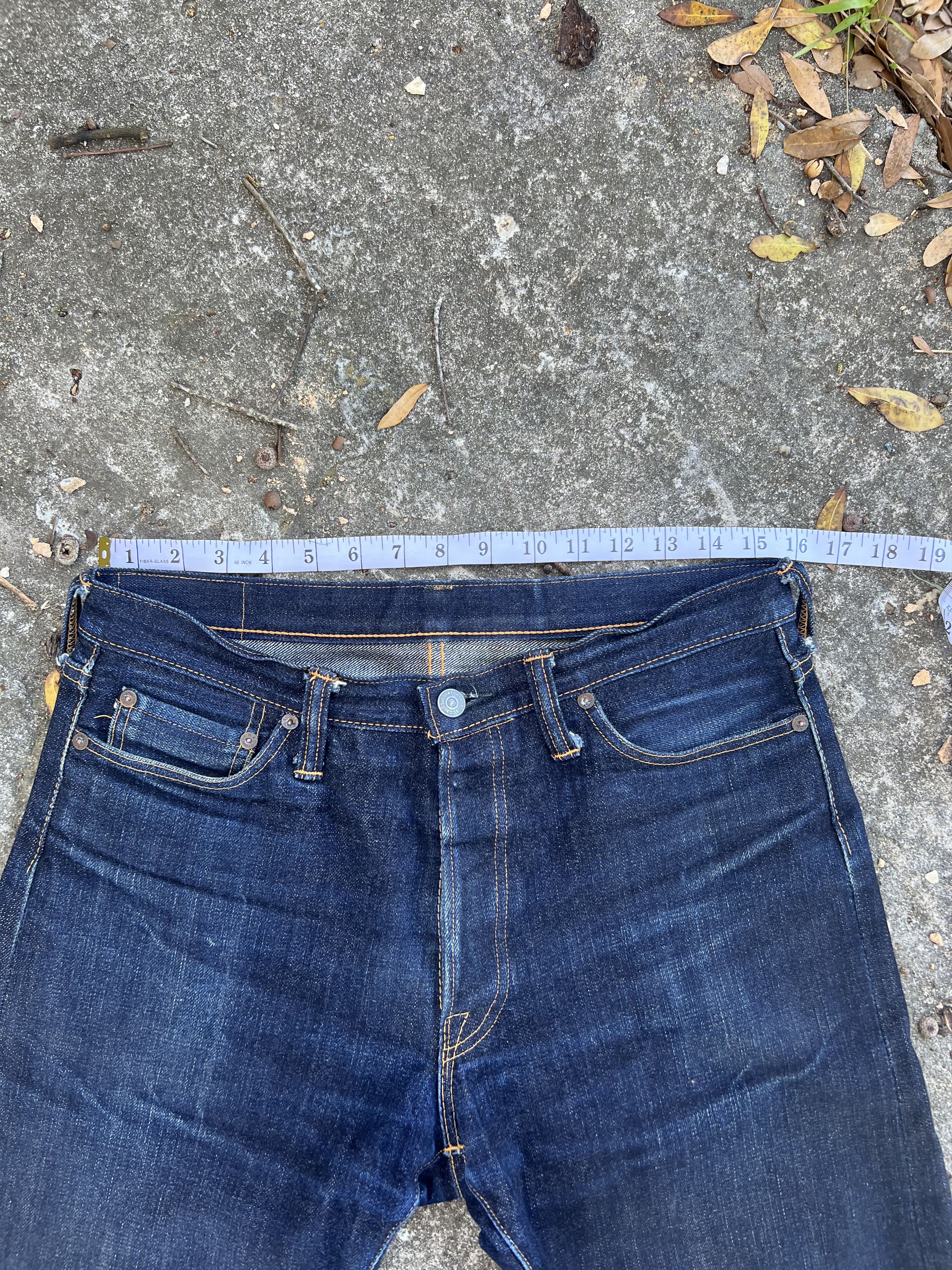 The Flat Head The Flat Head 3009 Made In Japan 14.5oz Selvedge Jeans 33x36 Size US 33 - 6 Thumbnail