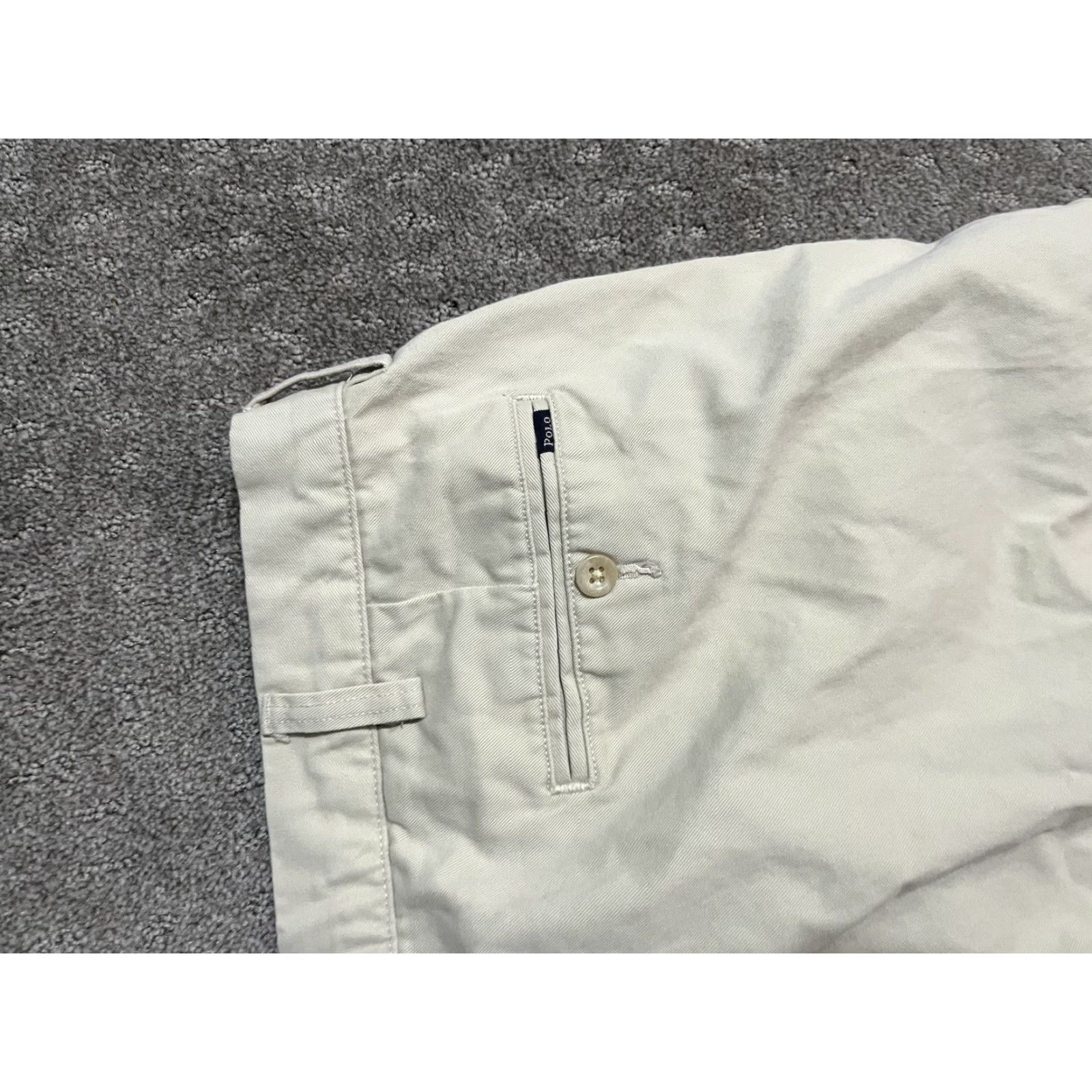 Polo Ralph Lauren Polo Ralph Lauren Chino Twill Pants 38x32 Classic Fit Cotton Mens Beige Size US M / EU 48-50 / 2 - 5 Thumbnail