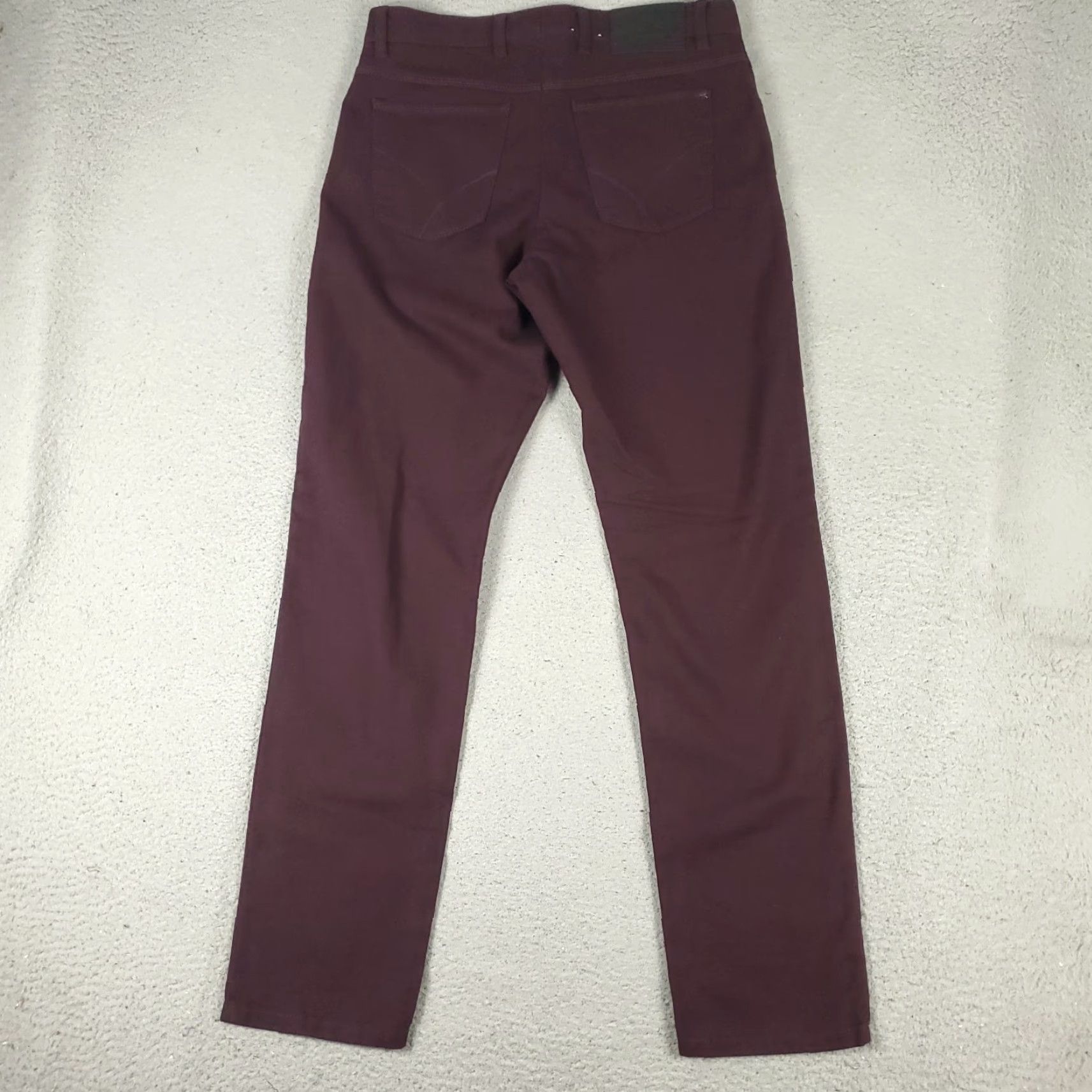 BRAX Brax Jeans Mens 32x32 Denim Pants Burgundy Straight Leg Cooper Casual Size US 32 / EU 48 - 7 Thumbnail