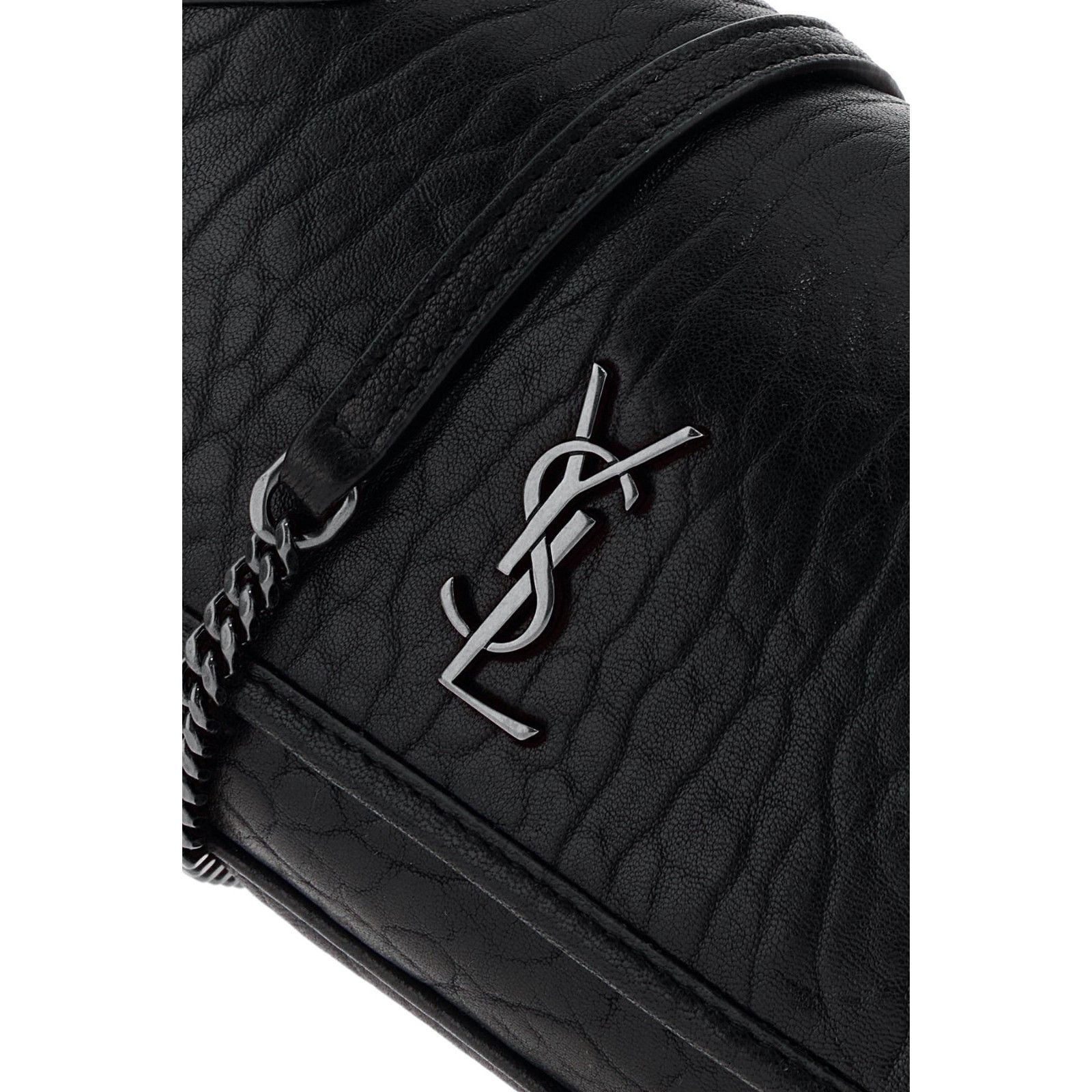 Saint Laurent Paris SAINT LAURENT $2300 Niki Mini Black Shoulder Bag New & Authe Size ONE SIZE - 4 Thumbnail