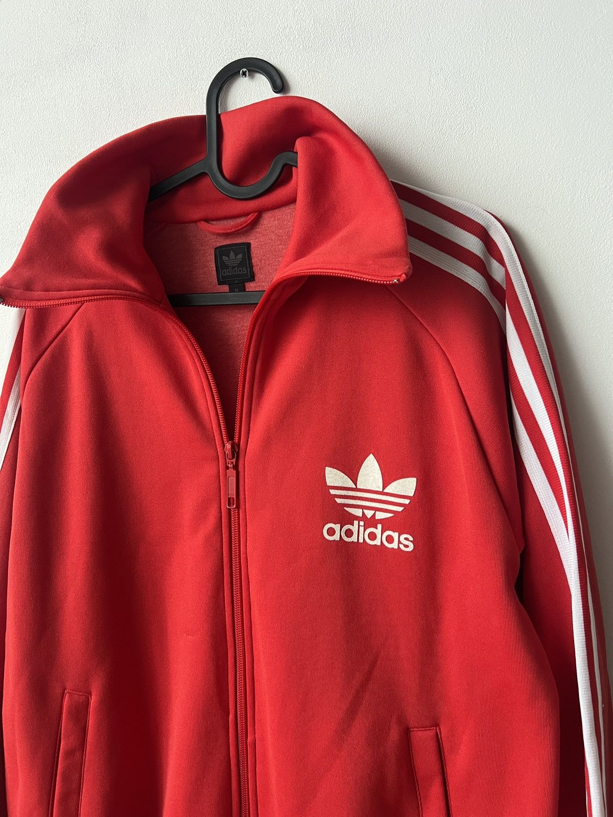 Adidas Adidas Originals Classic Men's Red Full Zip Track Jacket M Size US M / EU 48-50 / 2 - 5 Thumbnail