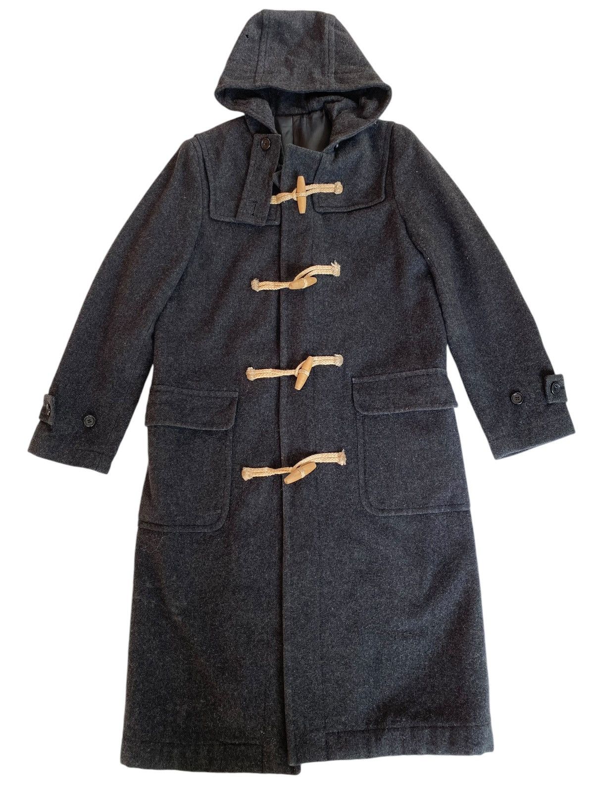 Japanese Brand Ined Wool Jacket By Yohji Yamamoto Size US S / EU 44-46 / 1 - 1 Thumbnail
