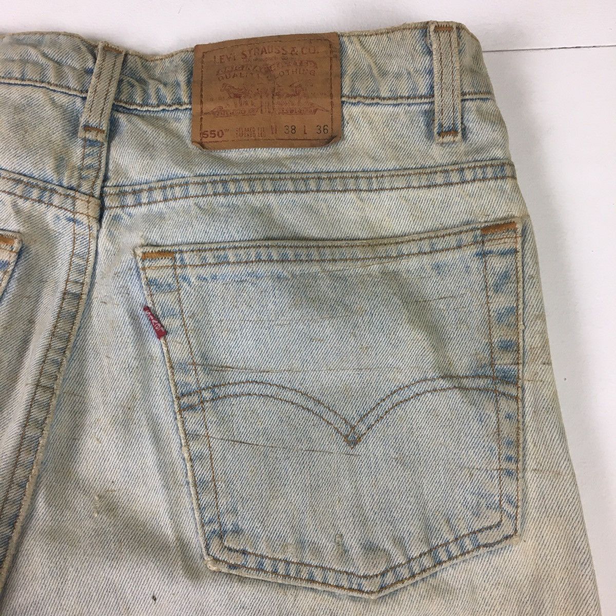 Levi's Vintage 90s Levi’s 550 Relaxed Fit Tapered Leg Size US 38 / EU 54 - 11 Thumbnail
