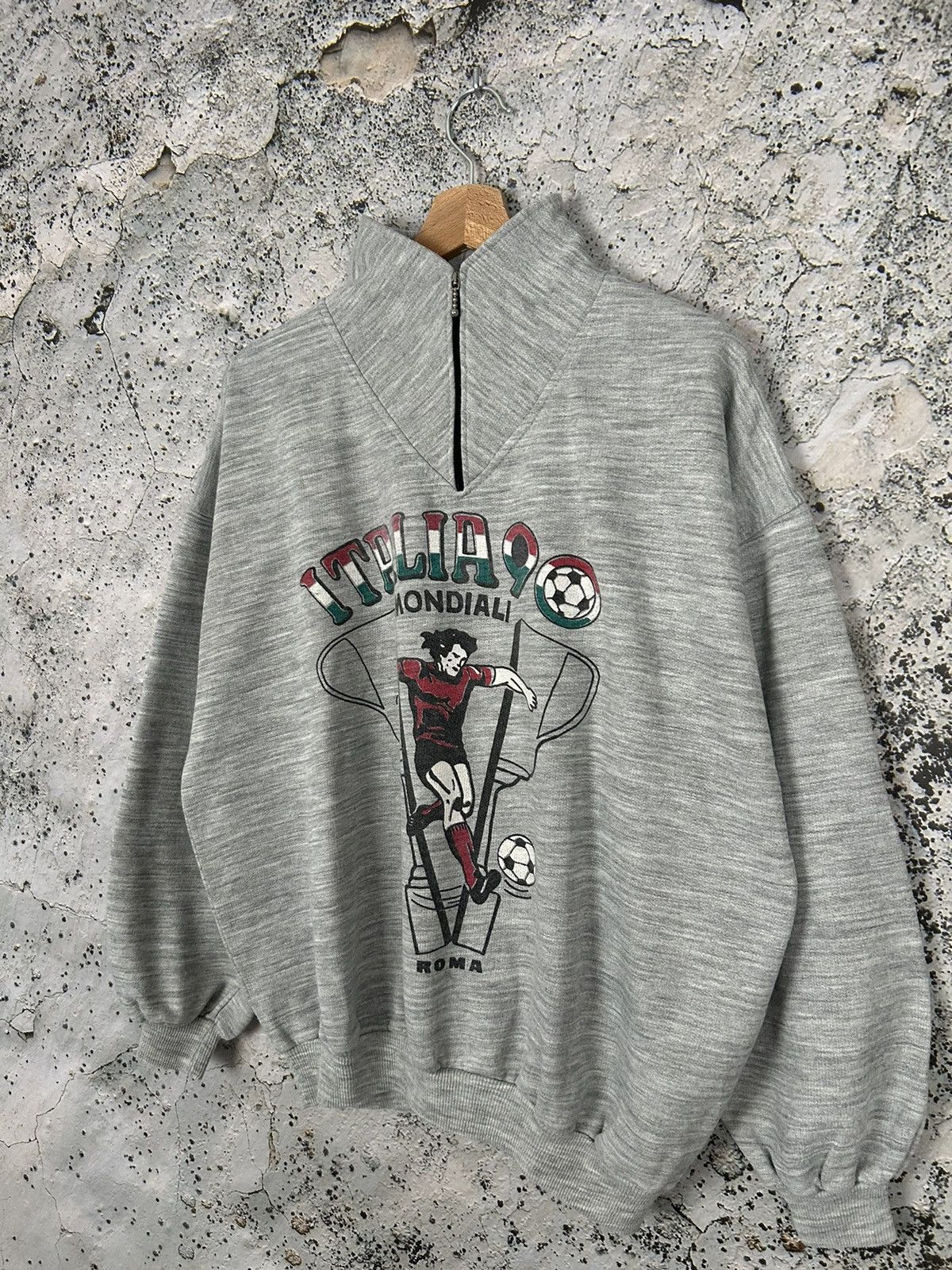 Vintage Vintage Italy 1990 World Cup Roma Football Soccer 90s Size US L / EU 52-54 / 3 - 2 Thumbnail