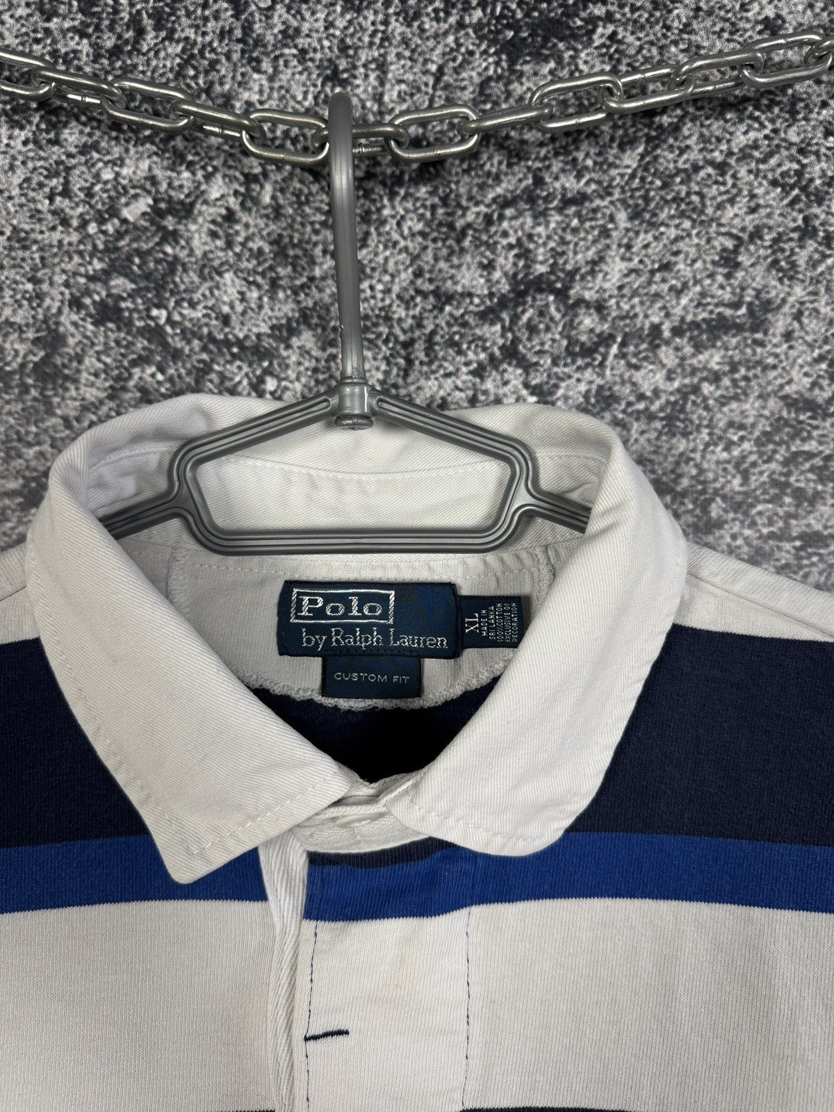 Polo Ralph Lauren Polo Ralph Lauren Polo Long Sleeve Striped Rugby Shirt XL Size US XL / EU 56 / 4 - 8 Thumbnail
