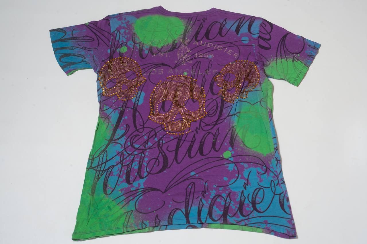 Christian Audigier Christian Audigier Heart Breaker Vintage Full-Print t-shirt Size US L / EU 52-54 / 3 - 13 Thumbnail