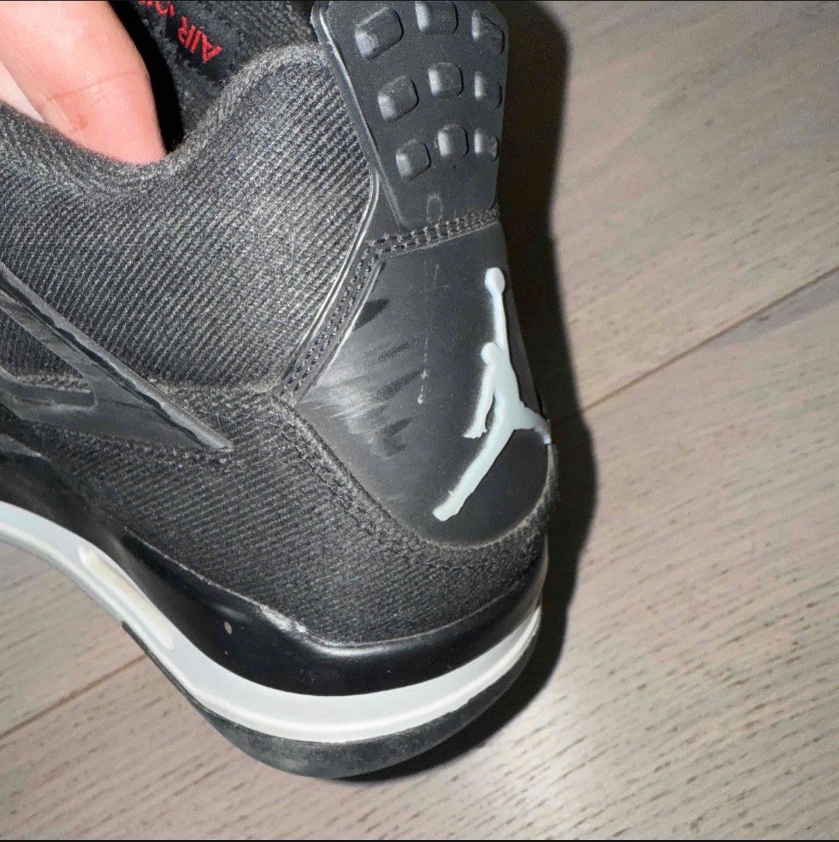 Jordan Brand Jordan 4 Black Canvas Size US 9.5 / EU 42-43 - 6 Thumbnail