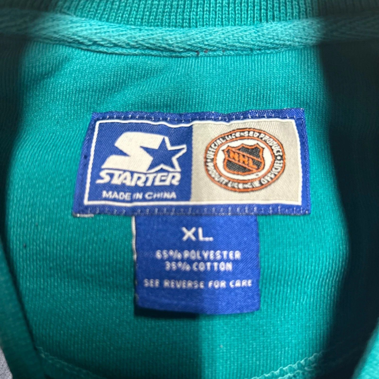 Starter Vintage 90'S Starter Nhl Mighty Ducks Anaheim Crewneck Sweat Size US L / EU 52-54 / 3 - 6 Thumbnail