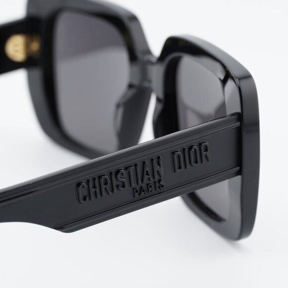 Dior Dior WILDIOR S3U 10A0 Sunglasses Black Square Frame, Smoke Size ONE SIZE - 5 Thumbnail