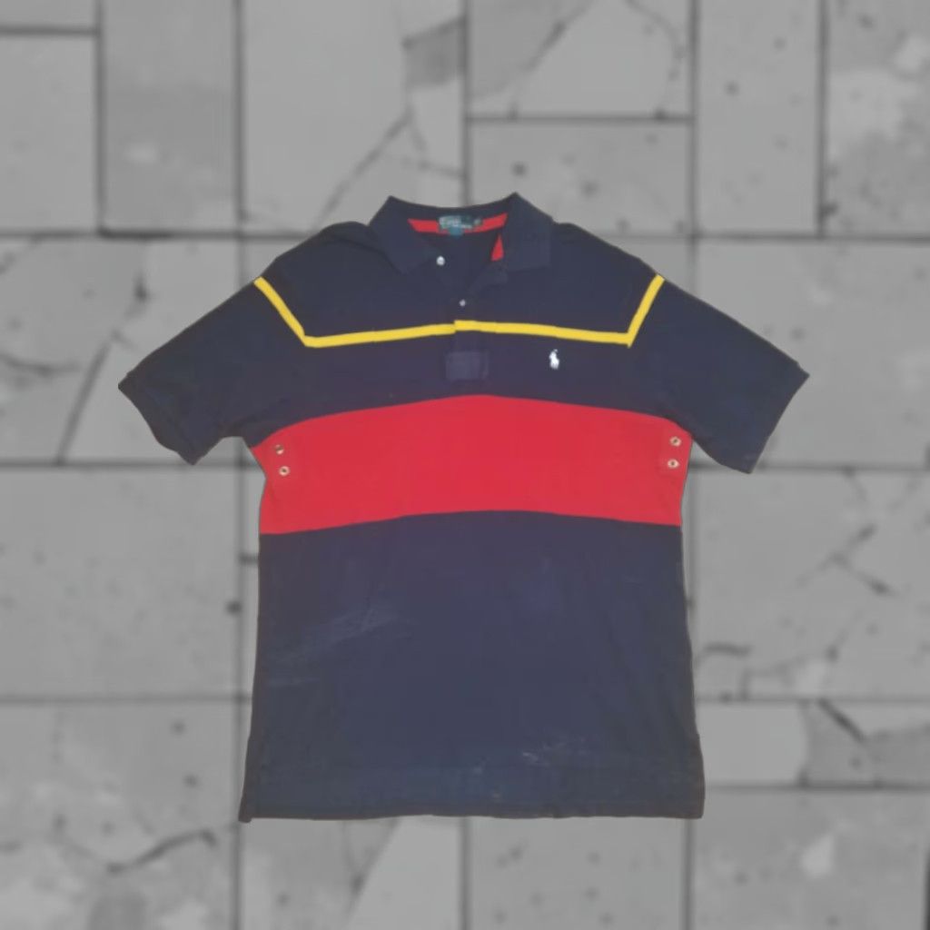 Polo Ralph Lauren VINTAGE Polo Ralph Lauren Golf Polo Mens XXL Blue Polo Golf Mens 2XL Size US XXL / EU 58 / 5 - 1 Thumbnail