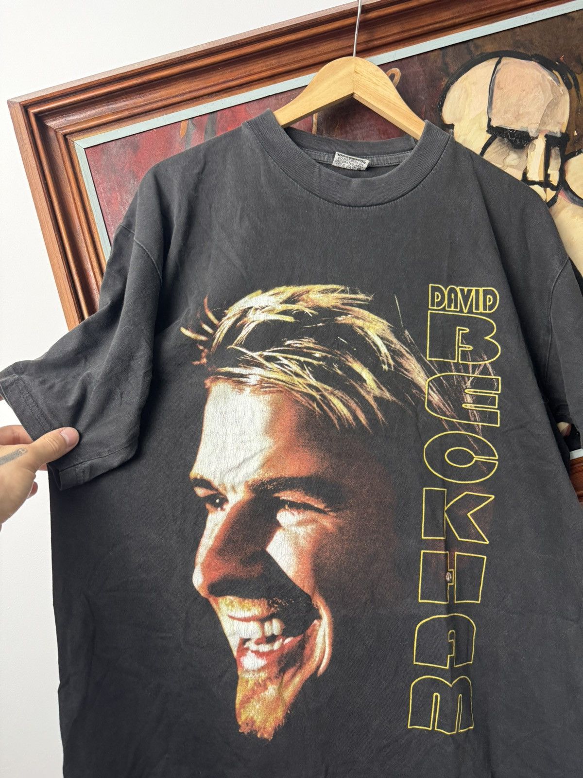 David Beckham David Beckham Soccer Rap Tee Vintage 90s Football Sport Size US L / EU 52-54 / 3 - 2 Thumbnail