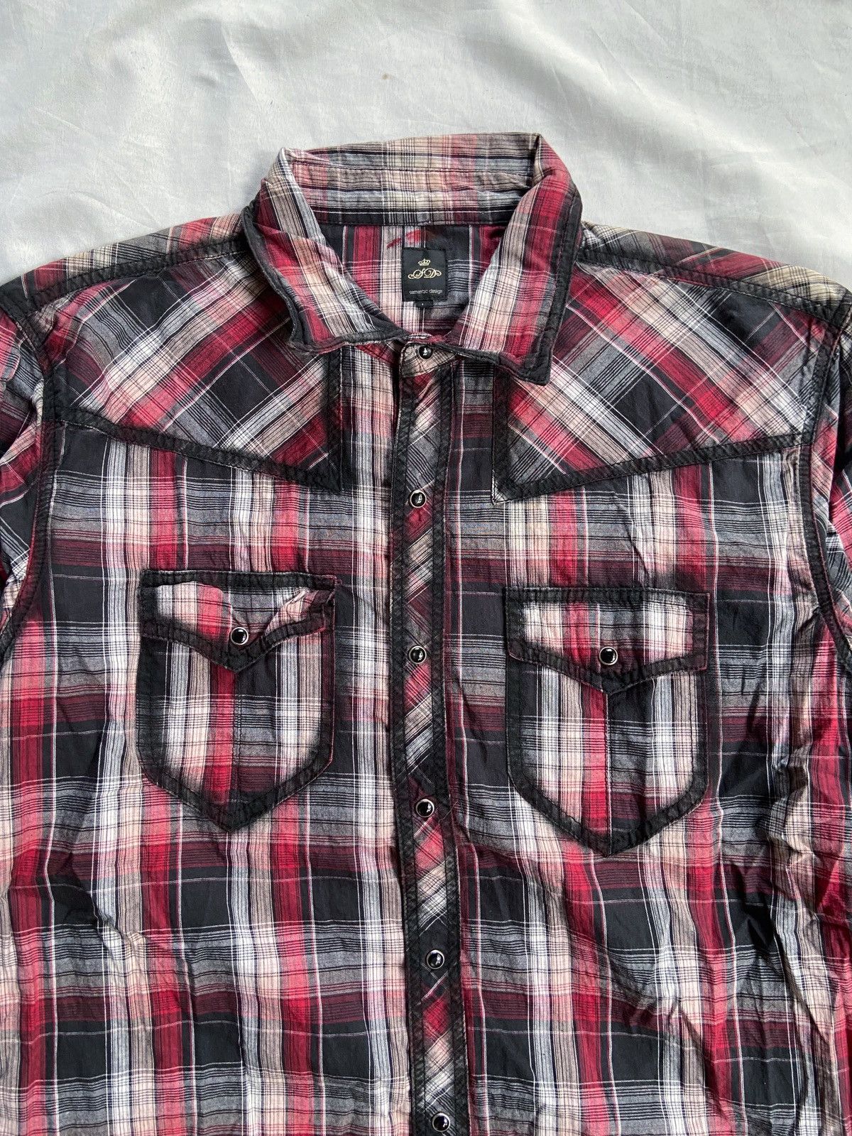 semanticdesign 🌸SEMANTIC DESIGN CASUAL PLAID BUTTON DOWN SHIRT Size US M / EU 48-50 / 2 - 2 Thumbnail