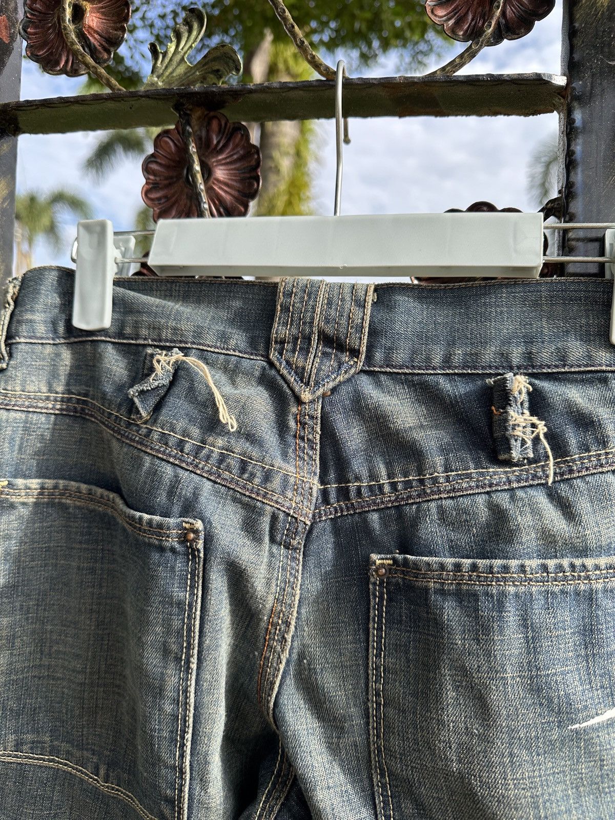 Japanese Brand Diesel Bootcut 💥 BootCut Bluewash Buckleback 💥❗️ Size US 28 / EU 44 - 17 Thumbnail