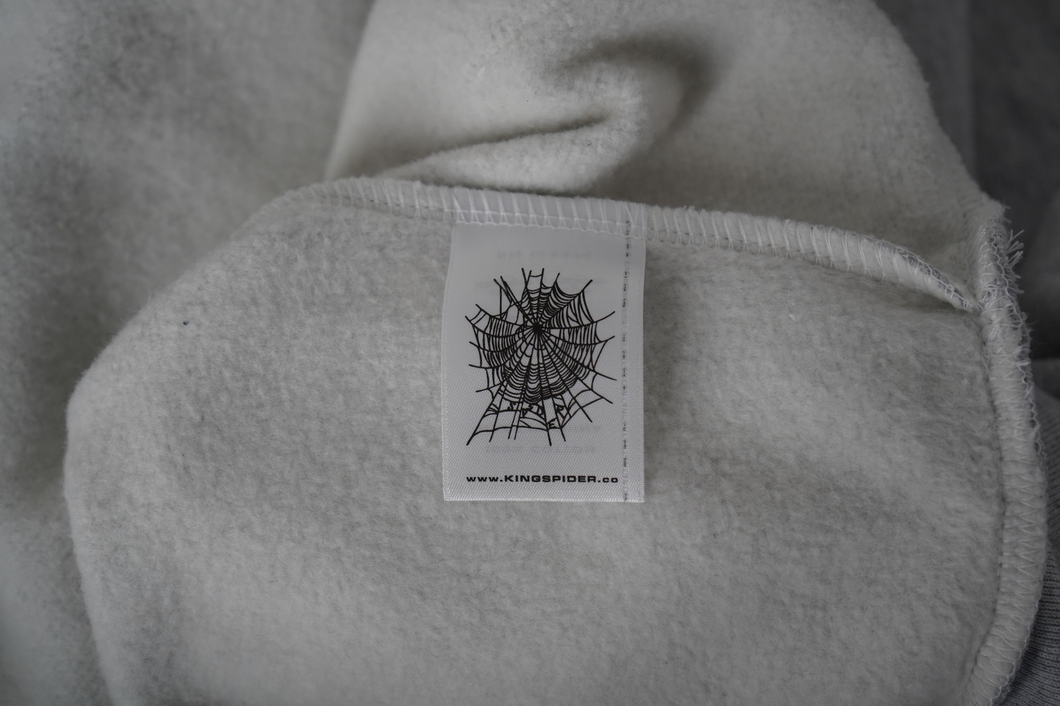 Sp5der Sp5der - Souvenir Hoodie (I Love Sp5der) - Heather Grey, L Size US L / EU 52-54 / 3 - 8 Thumbnail