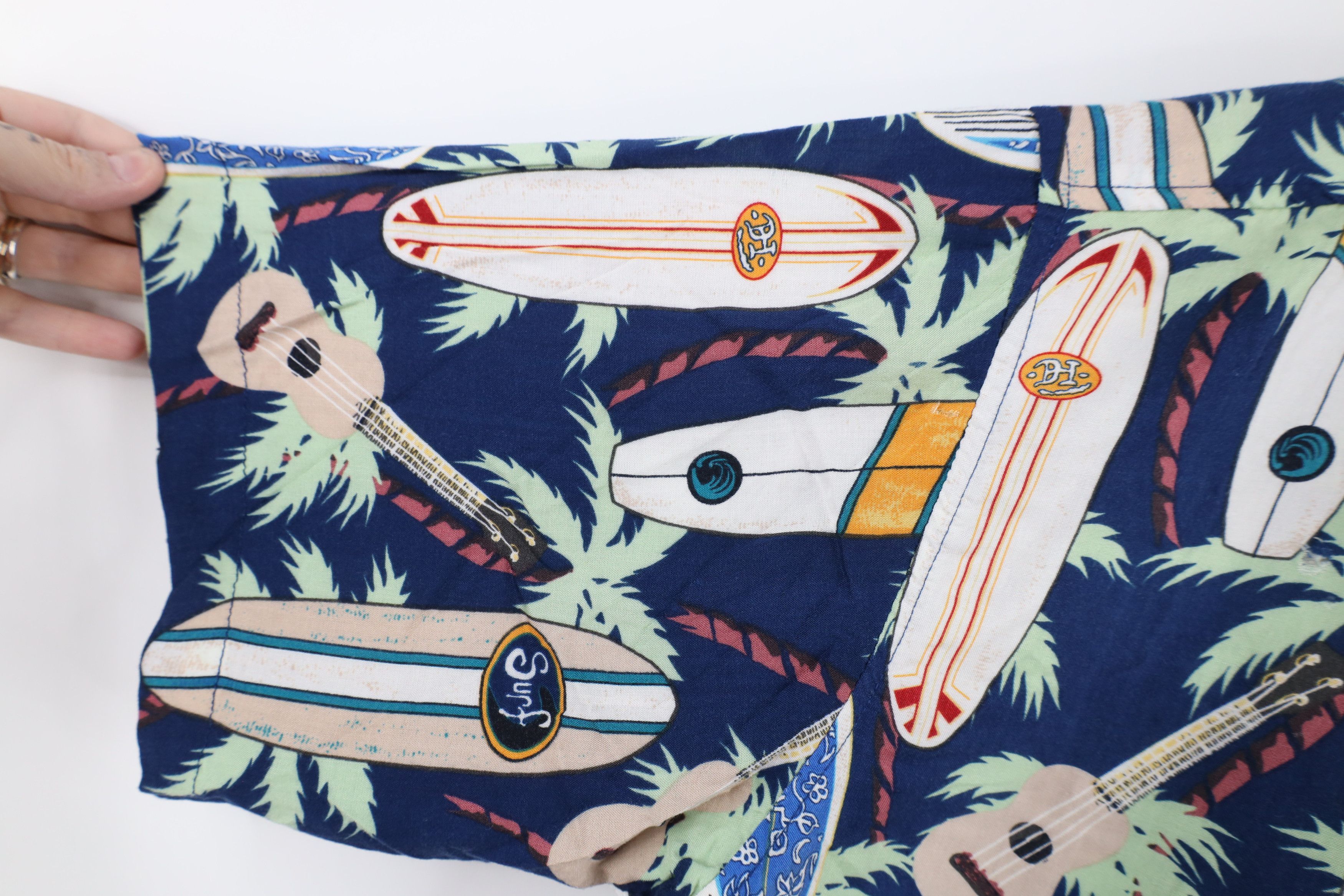 Vintage Vintage 90s Y2K Streetwear All Over Print Hawaiian Shirt Size US L / EU 52-54 / 3 - 5 Thumbnail
