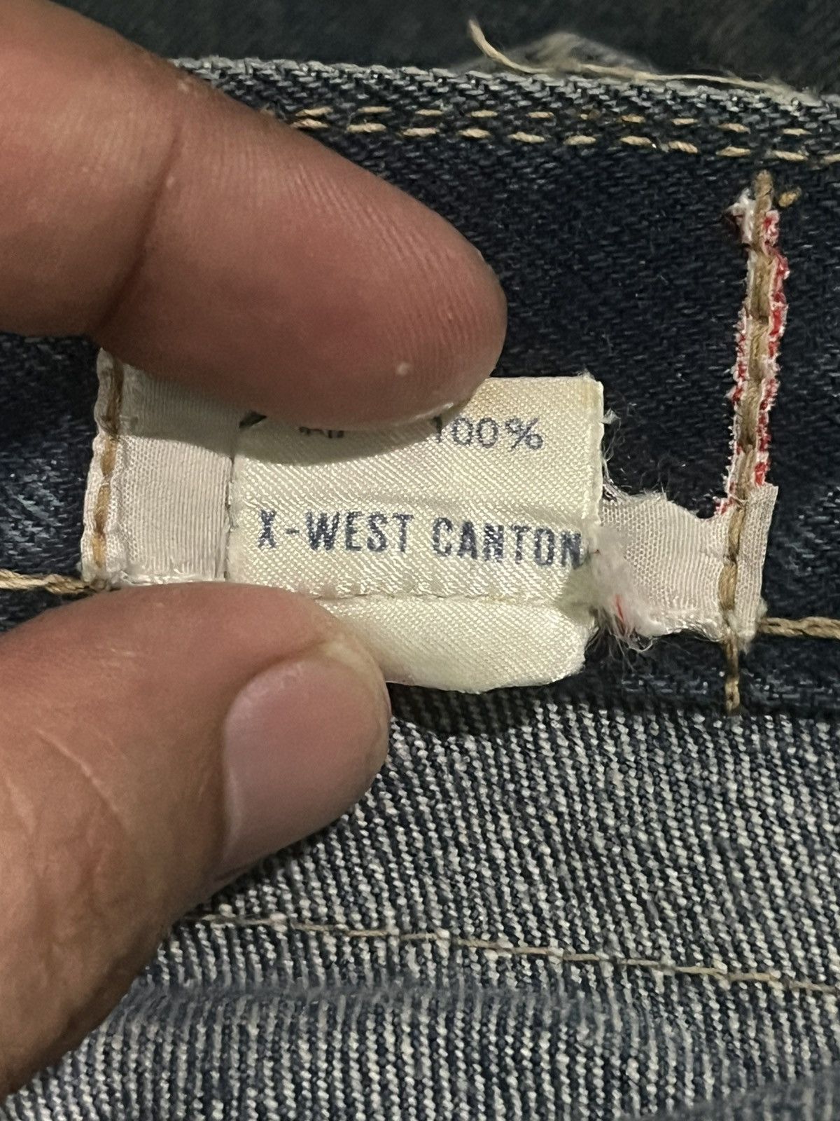 South2 West8 × Vintage Vintage 90s X-West Canton Bell Bottom Button Fly Flare Jeans Size 26" / US 2 / IT 38 - 12 Thumbnail