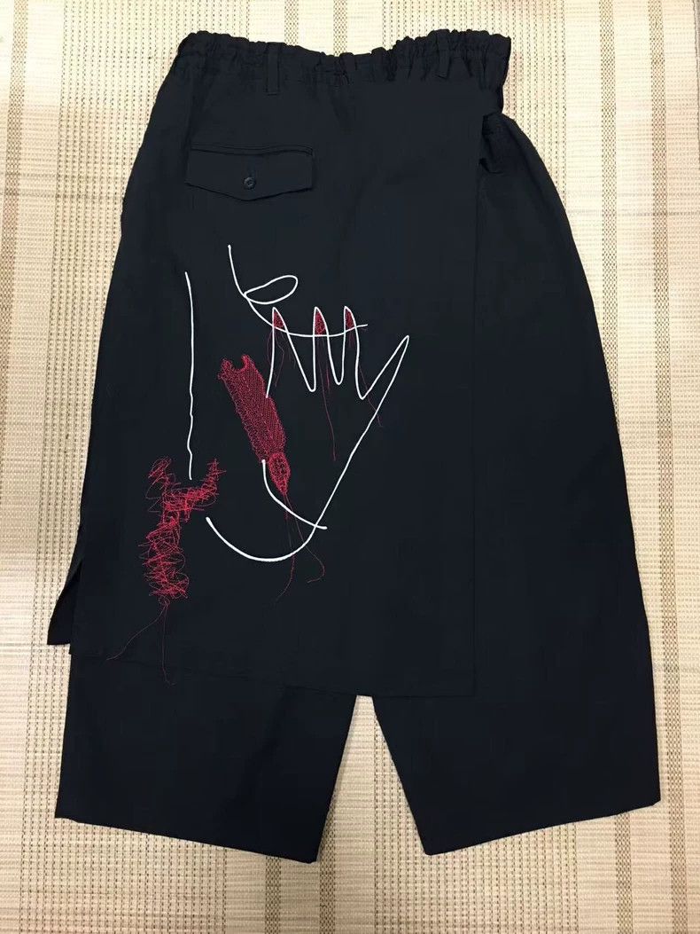Yohji Yamamoto Yohji Yamamoto size 2 22ss Miyazawa Rie Patch Pants 2505-N Size US 28 / EU 44 - 4 Thumbnail
